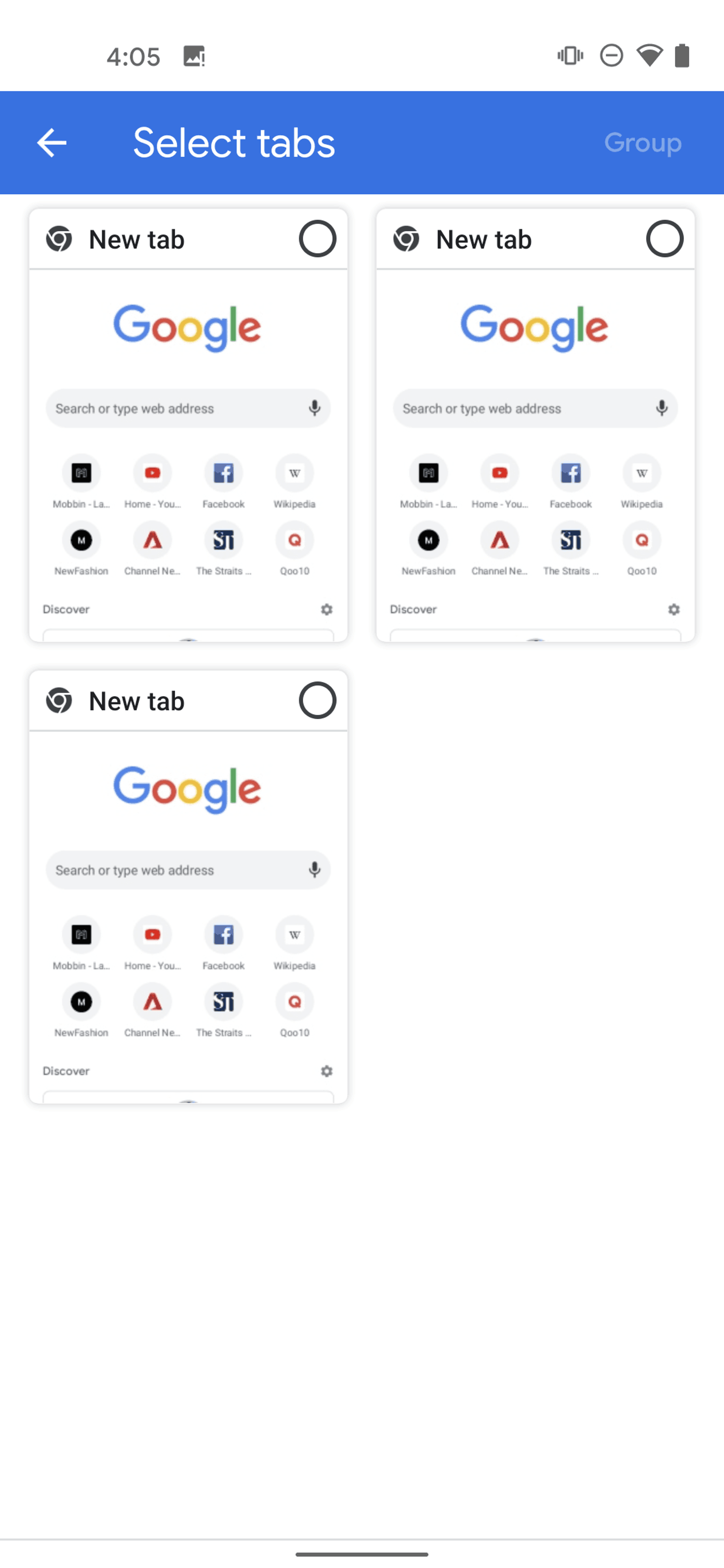 Google Chrome Android Utilities interface screenshot 12