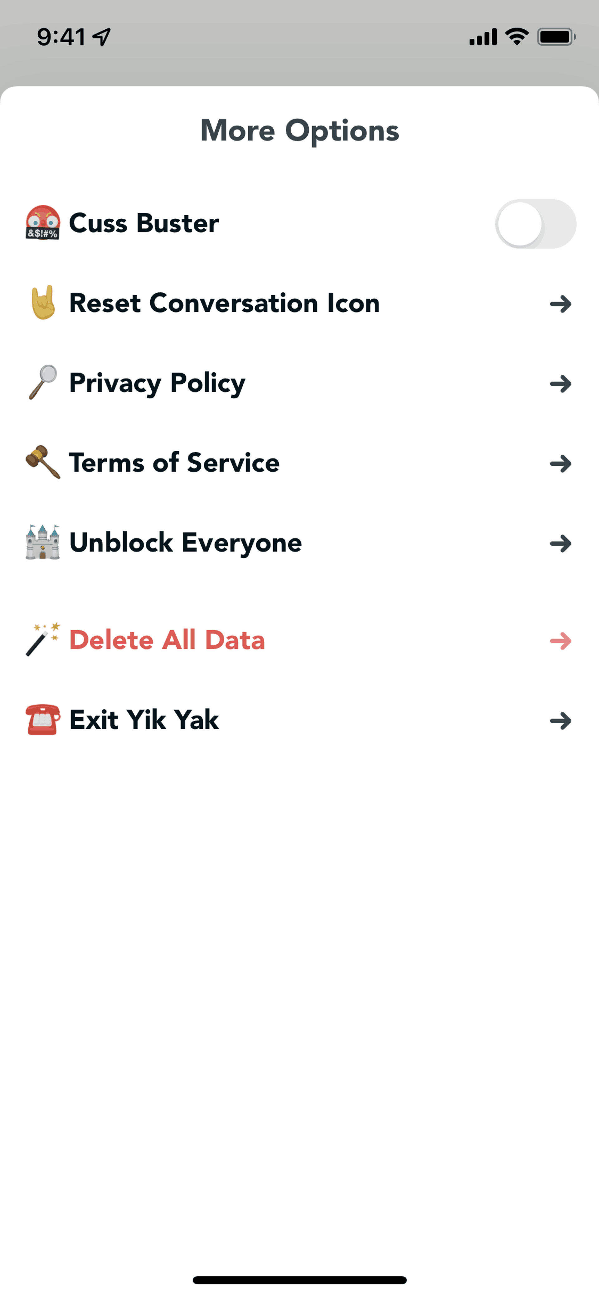 Yik Yak iOS Social Networking interface screenshot 13