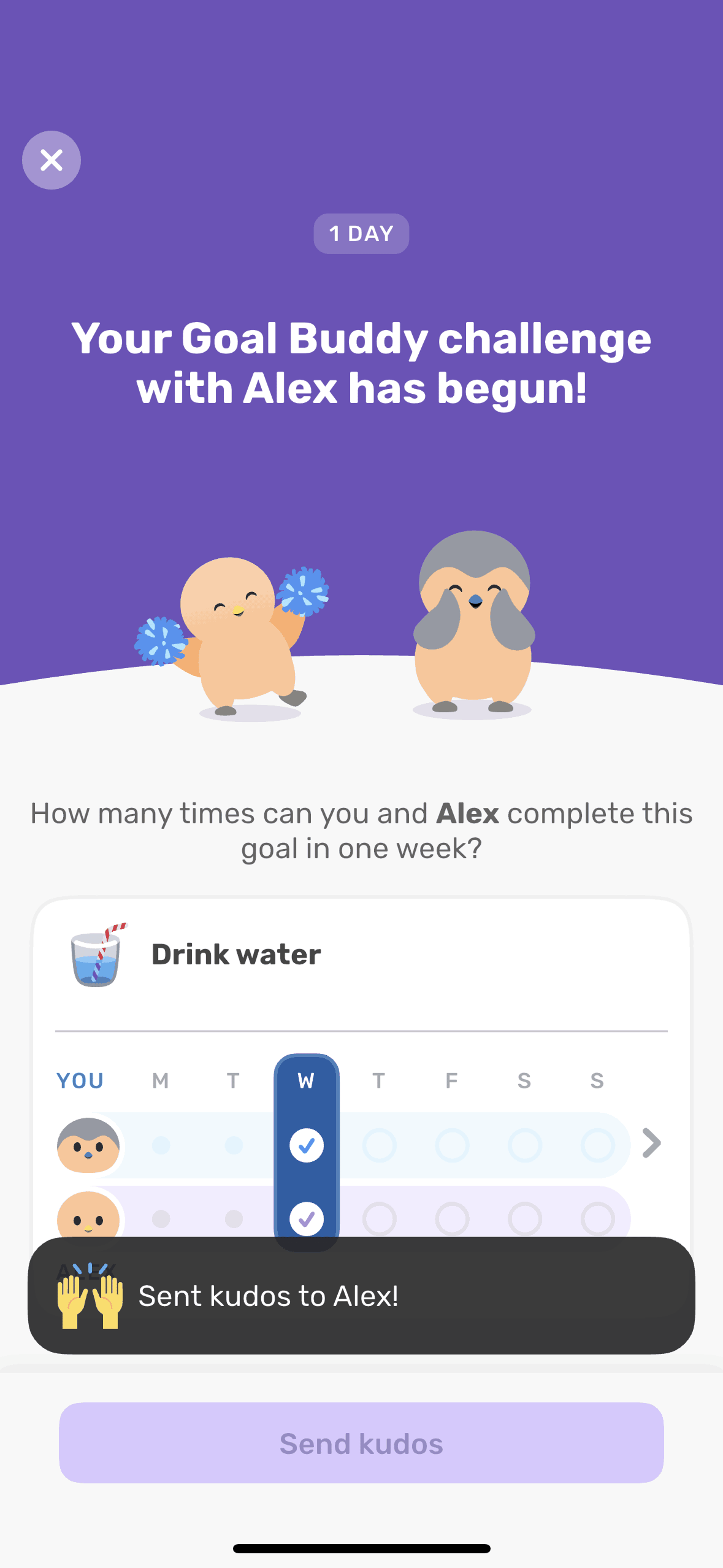 Finch iOS Health & Fitness interface screenshot 22