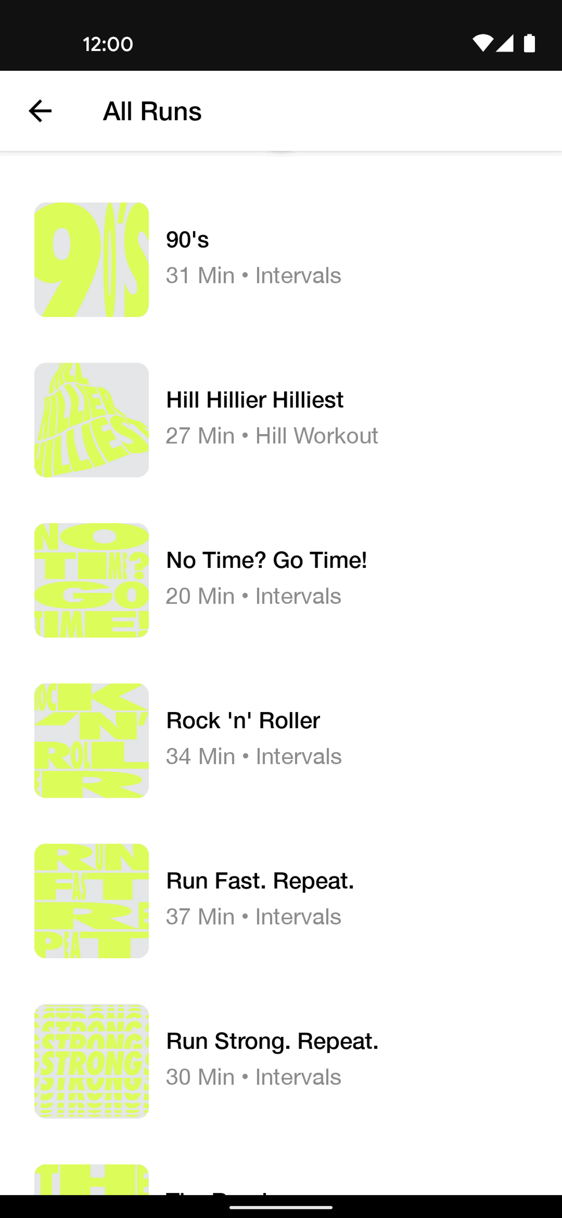 Nike Run Club Android Health & Fitness interface screenshot 12