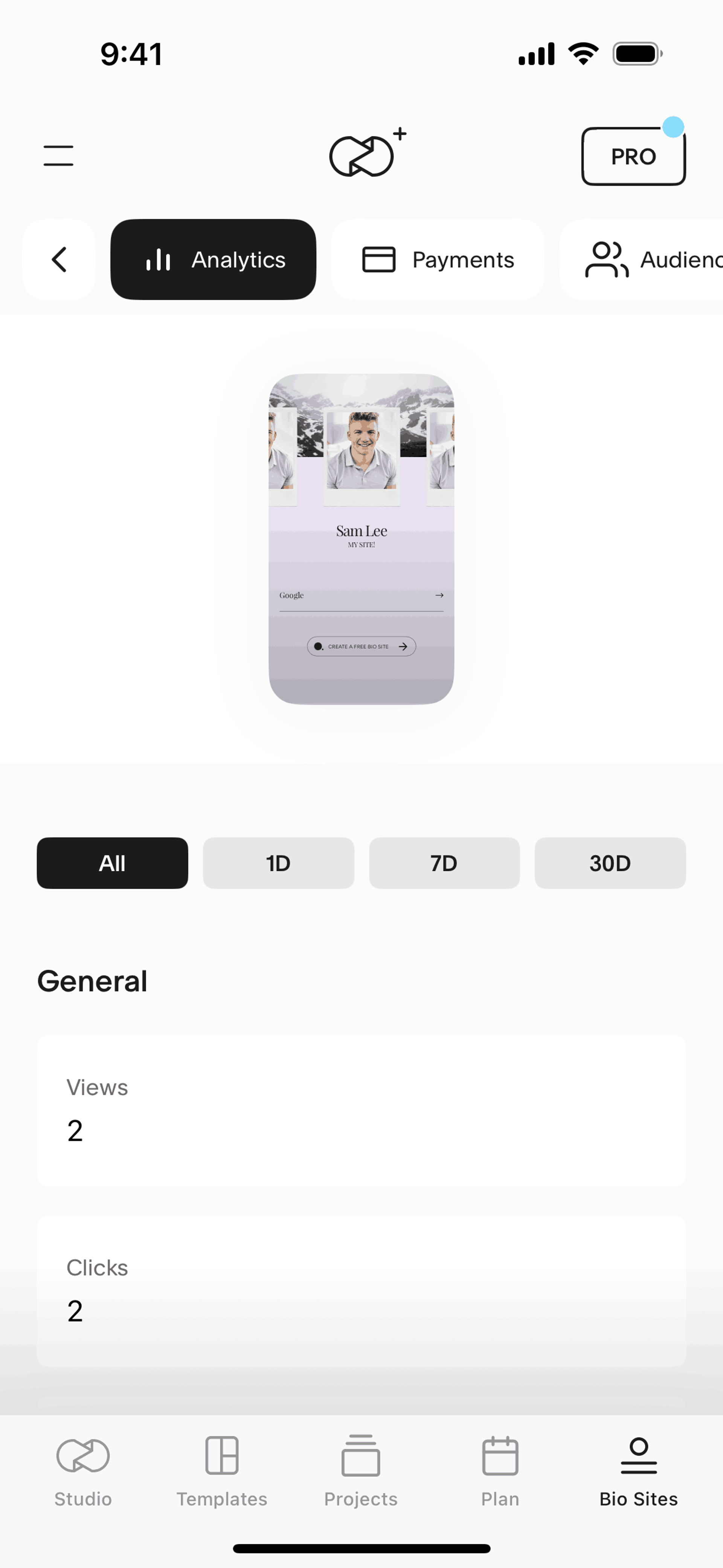 Unfold iOS Photo & Video interface screenshot 24