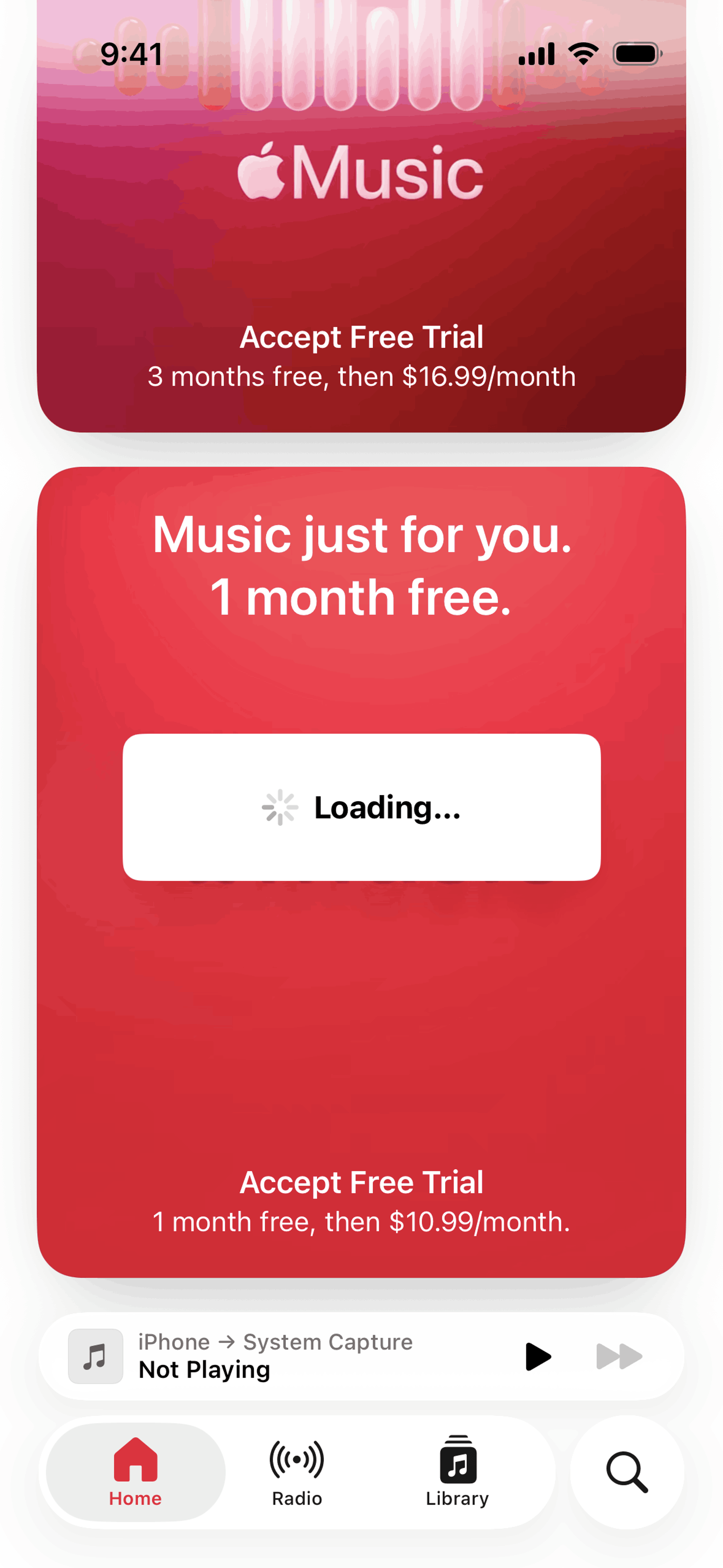 Music & Audio app screen 3