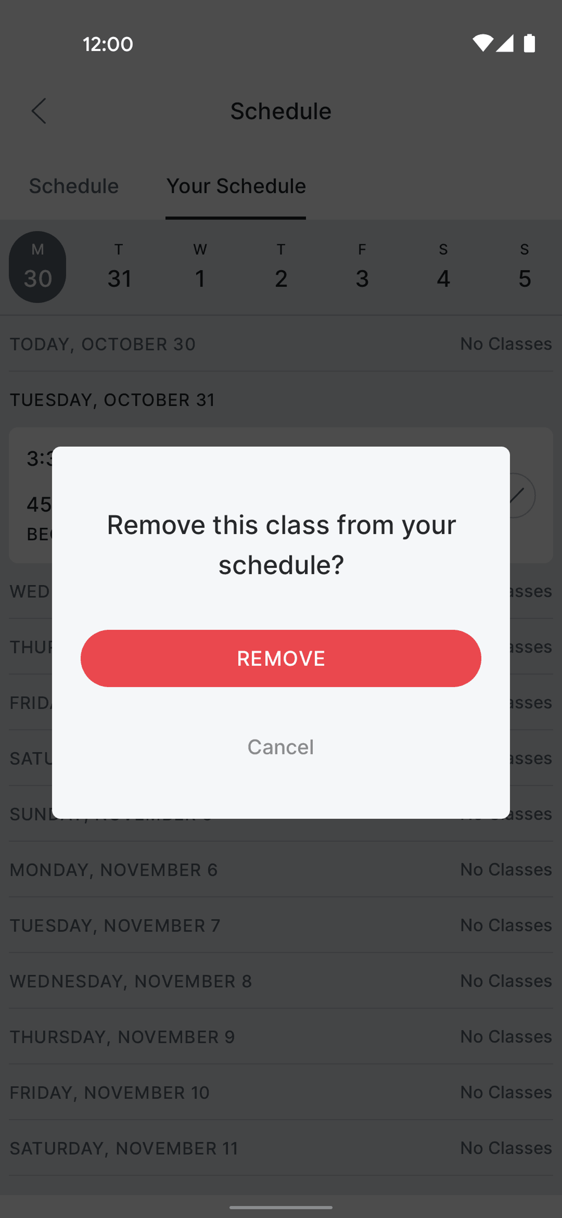 Peloton Android Health & Fitness interface screenshot 23