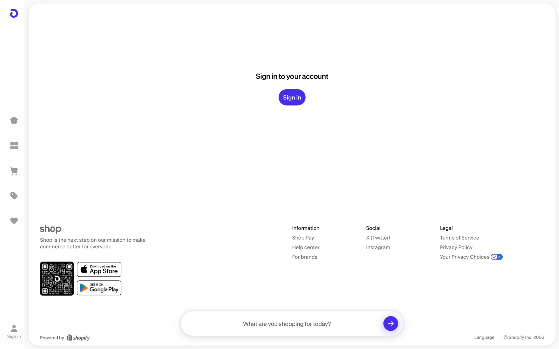 Shop Web AI interface screenshot 15