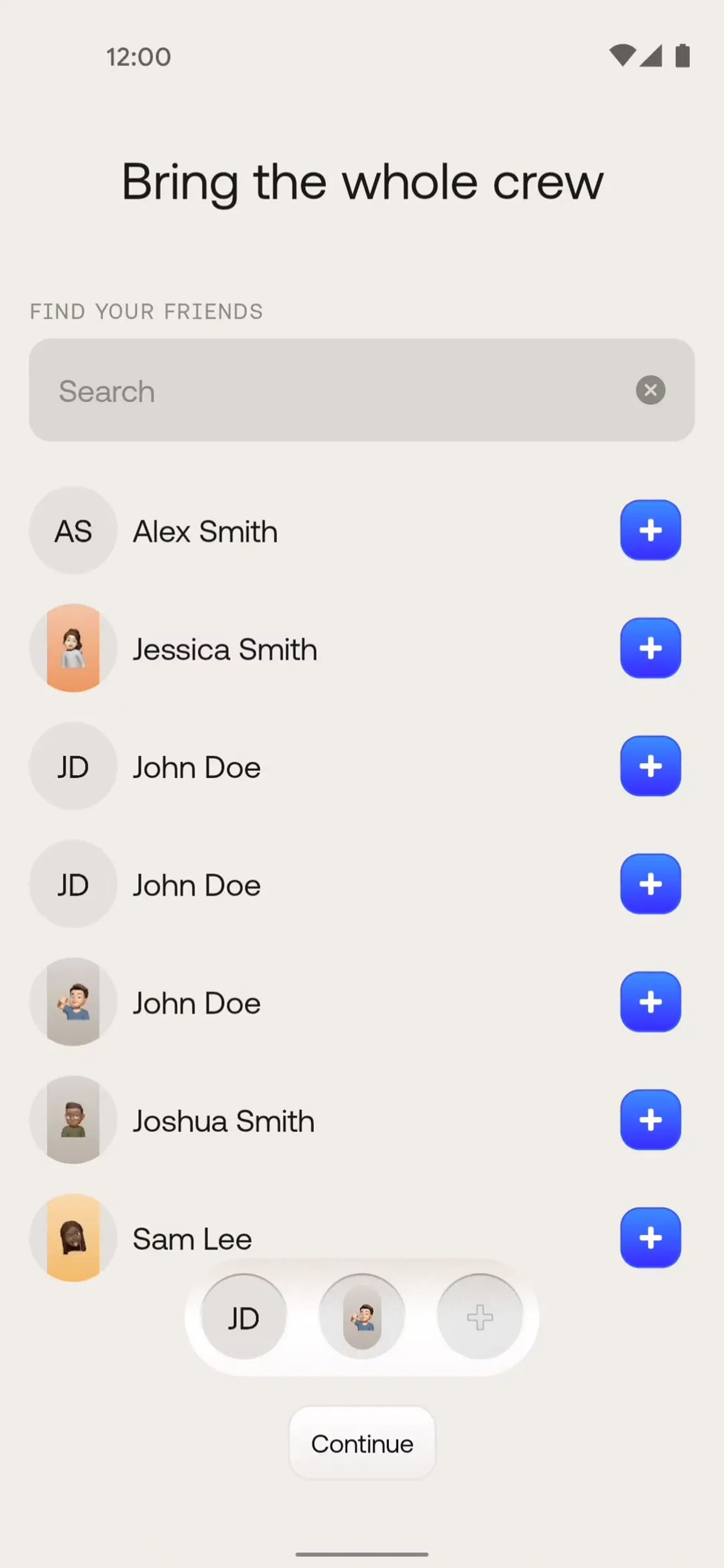 Bump Android Social Networking interface screenshot 3