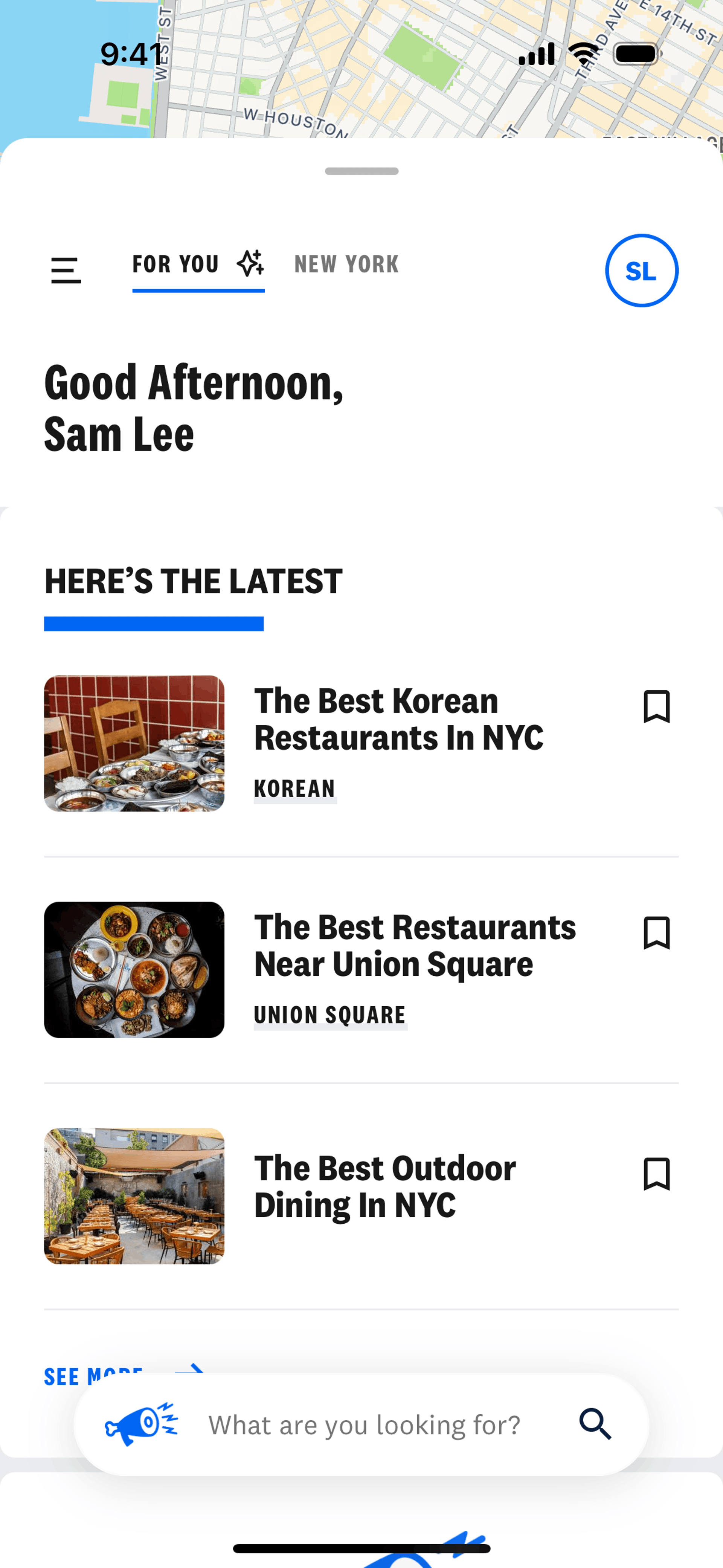 The Infatuation iOS Food & Drink interface screenshot 3