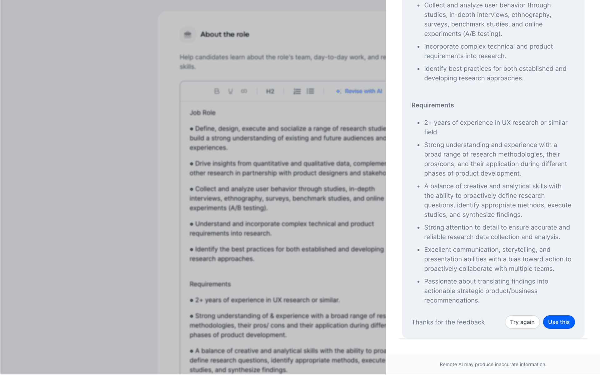Remote Web Business interface screenshot 8