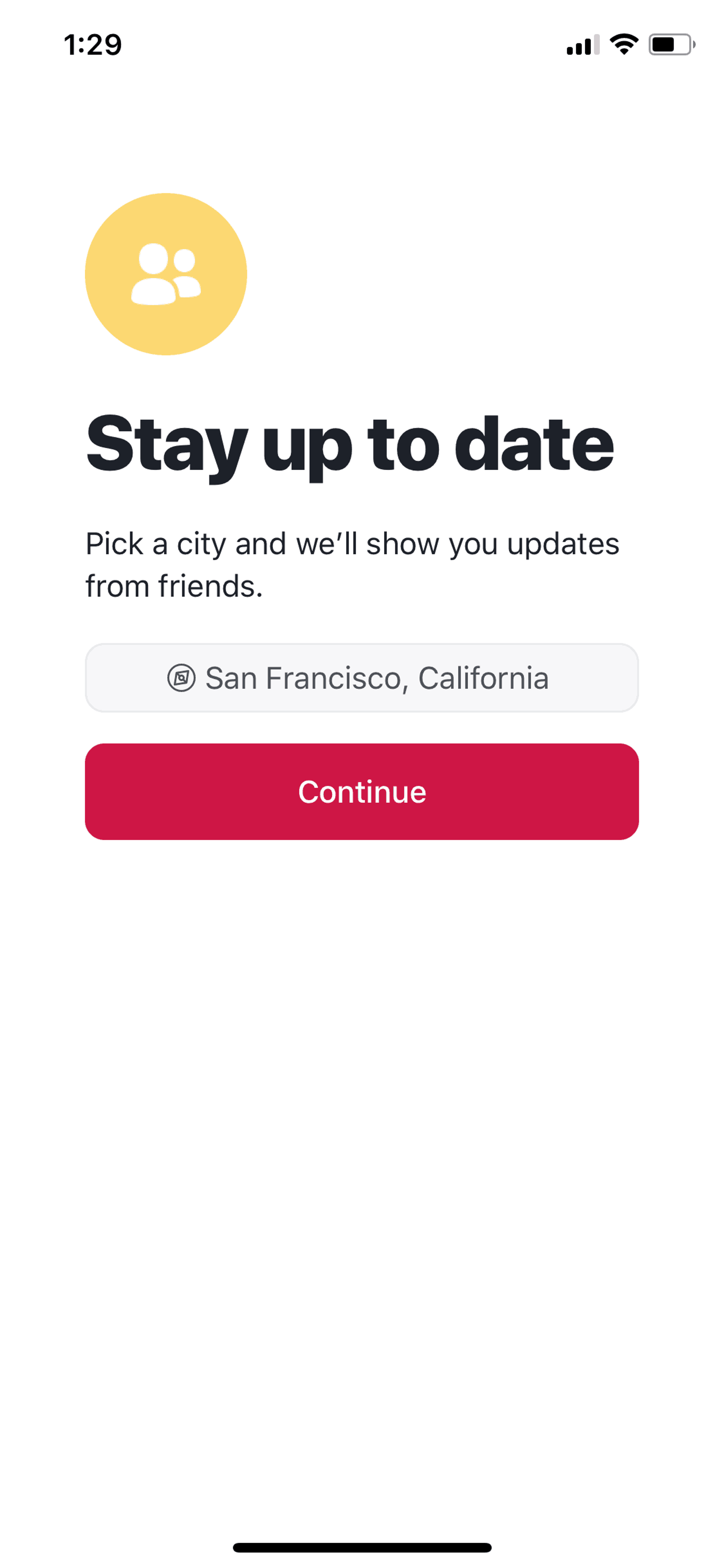 Facebook Local iOS Social Networking interface screenshot 4