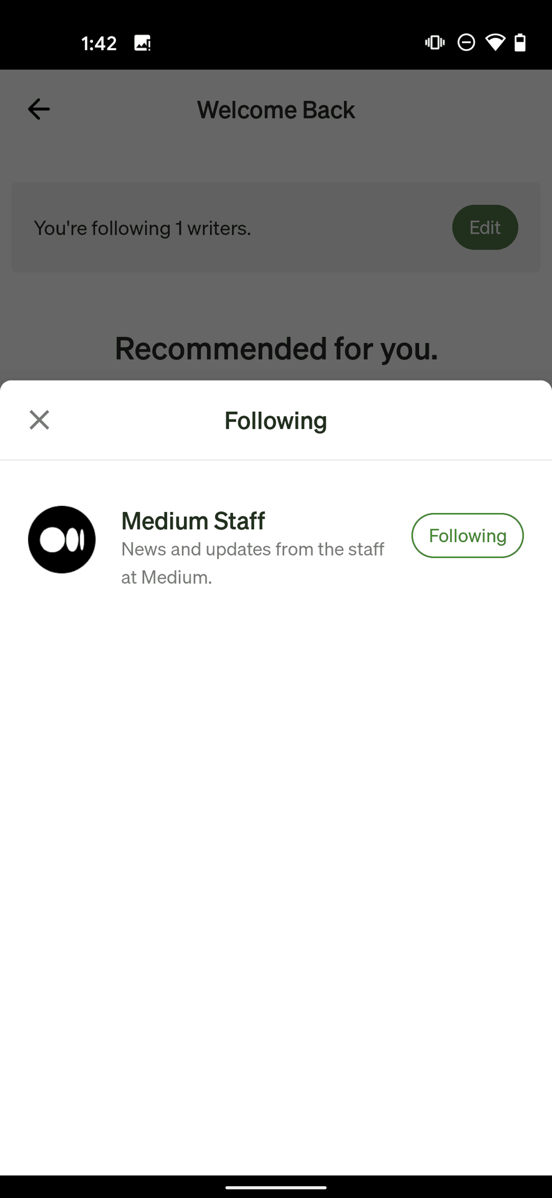 Medium Android News interface screenshot 11