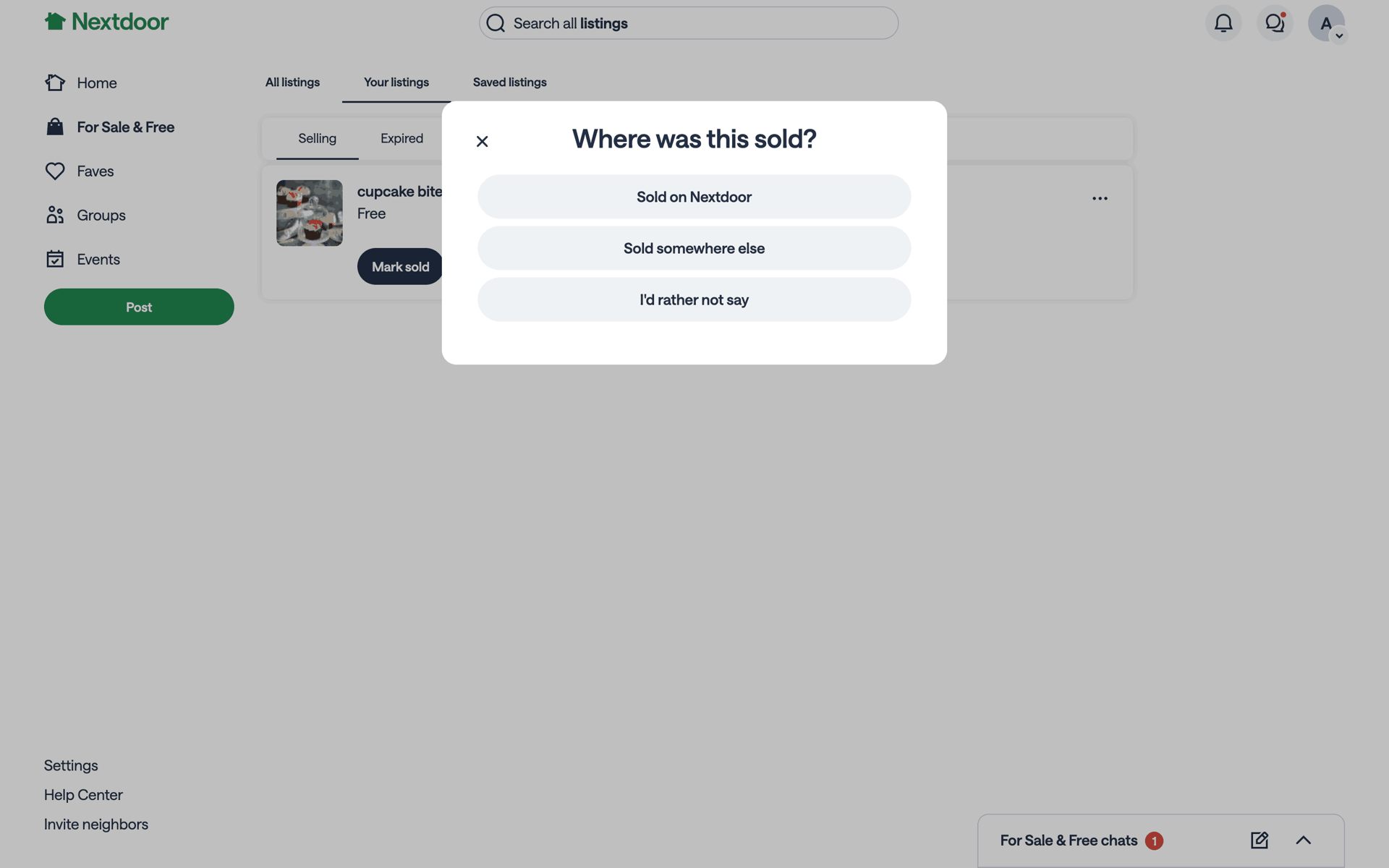 Nextdoor Web Social Networking interface screenshot 18