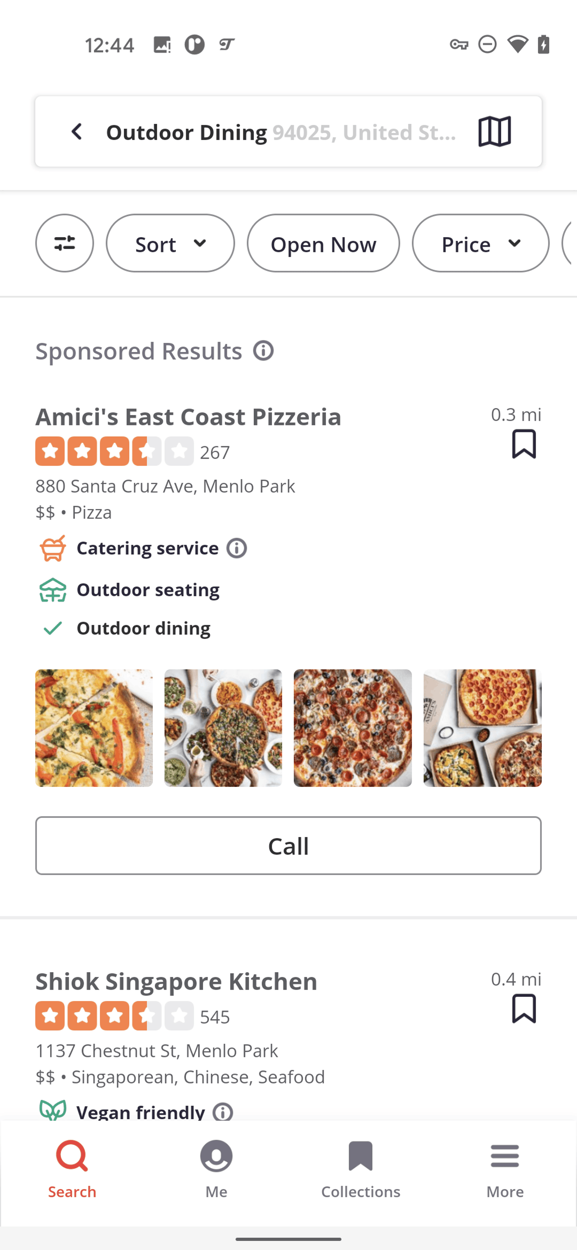 Yelp Android Food & Drink interface screenshot 23