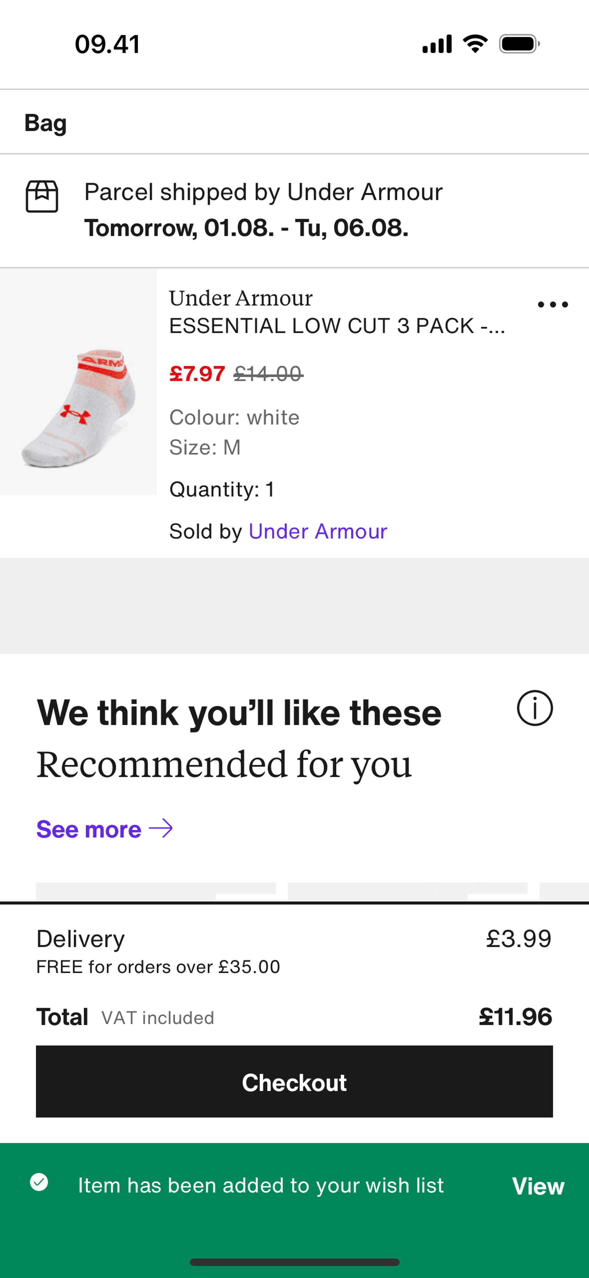 Zalando iOS Shopping interface screenshot 21