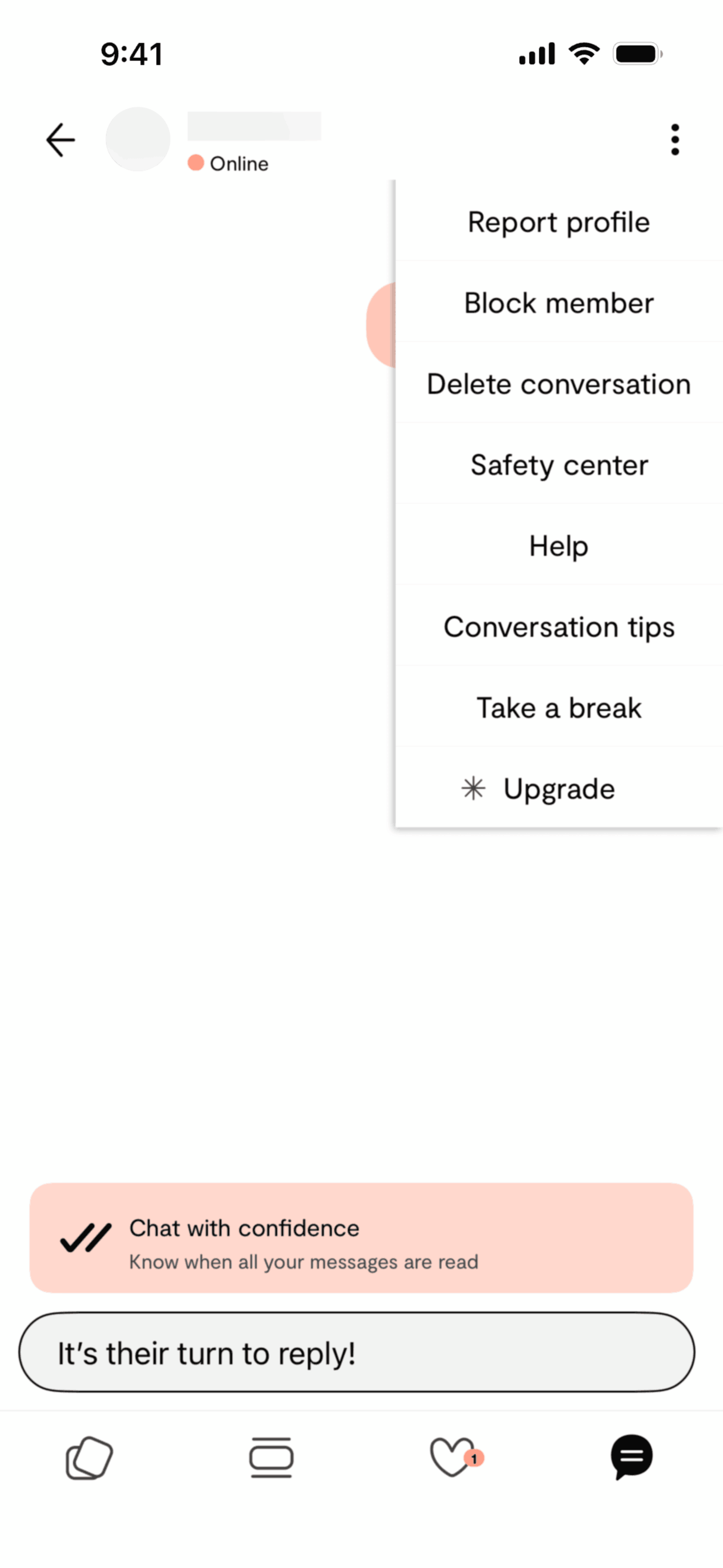 Plenty of Fish iOS dating interface screenshot 19