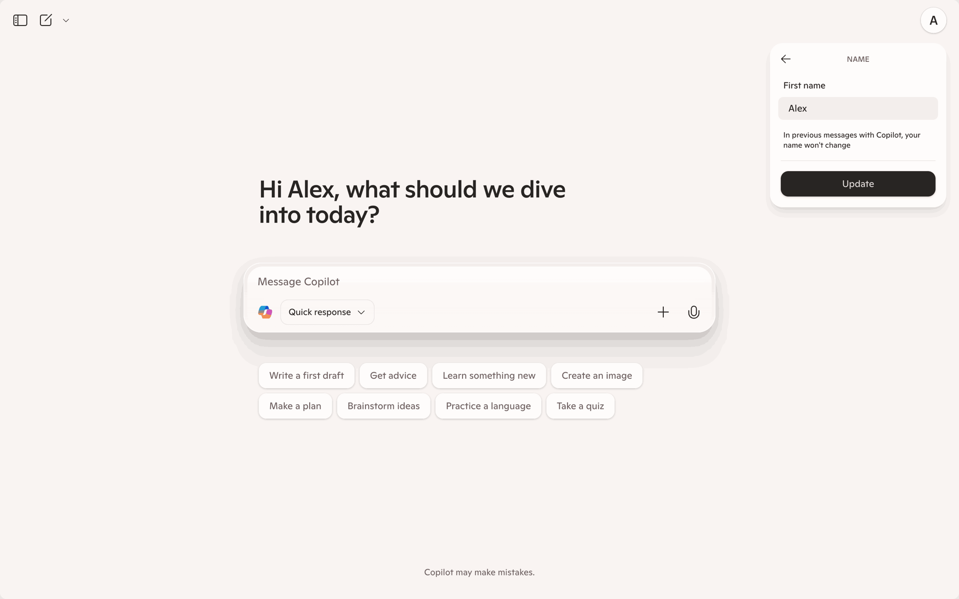Microsoft Copilot Web AI interface screenshot 6