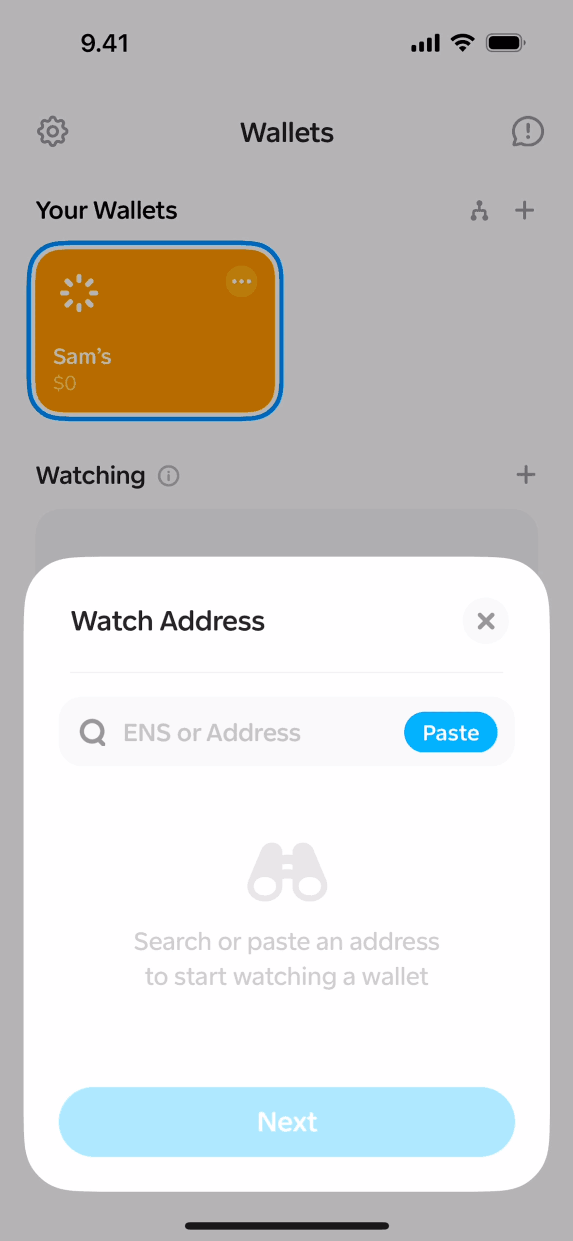 Family iOS Crypto & Web3 interface screenshot 21