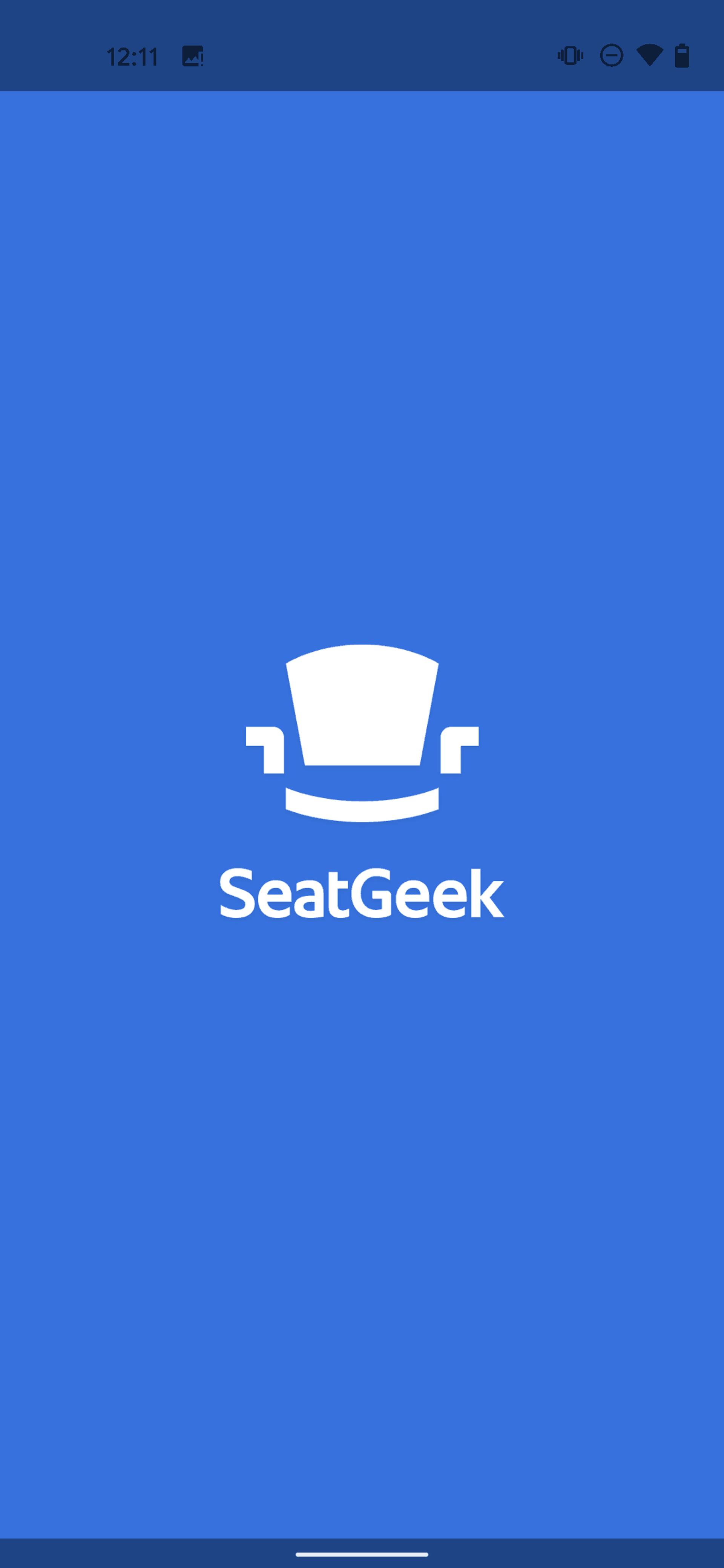 SeatGeek Android Entertainment interface screenshot 1