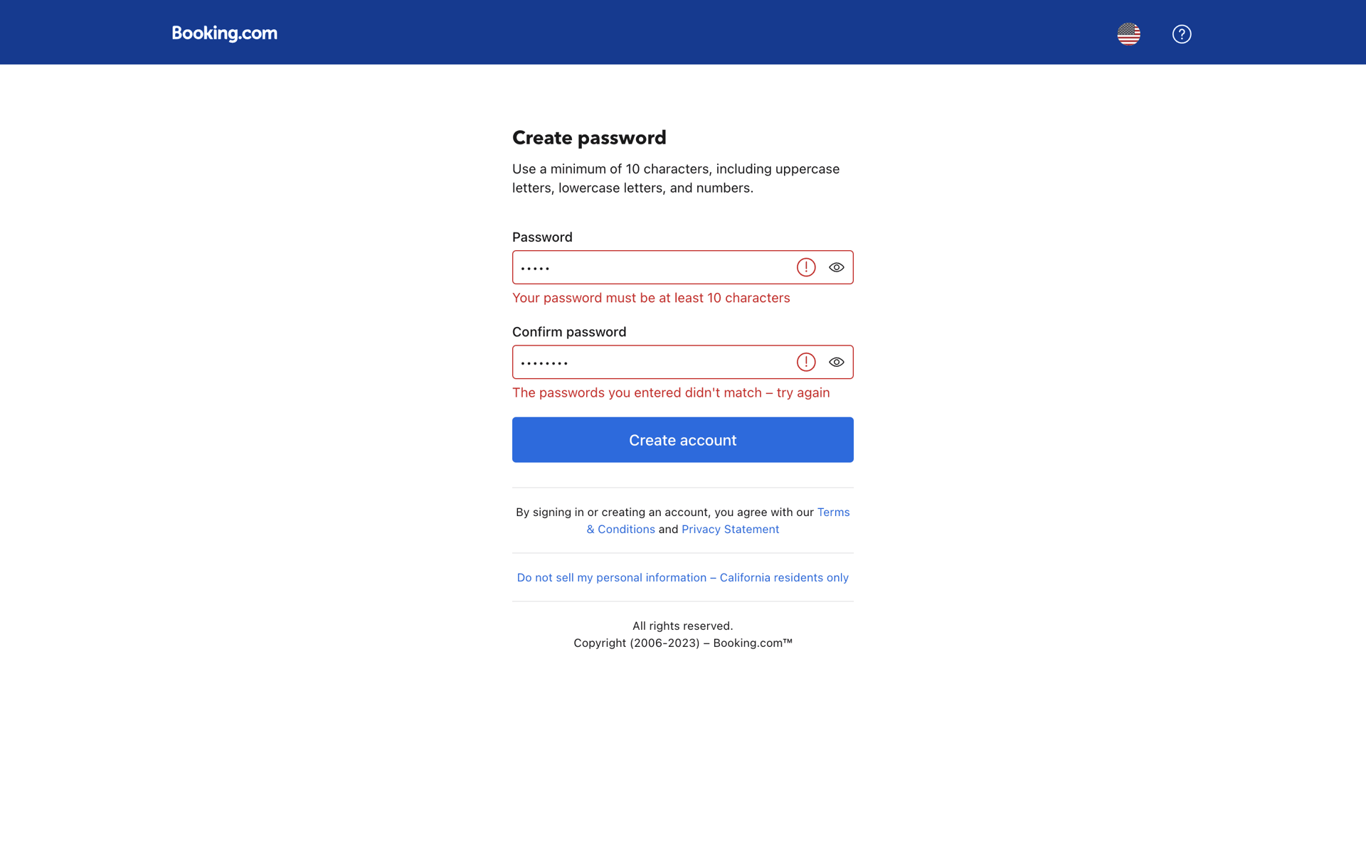 Booking.com Web Travel & Transportation interface screenshot 9