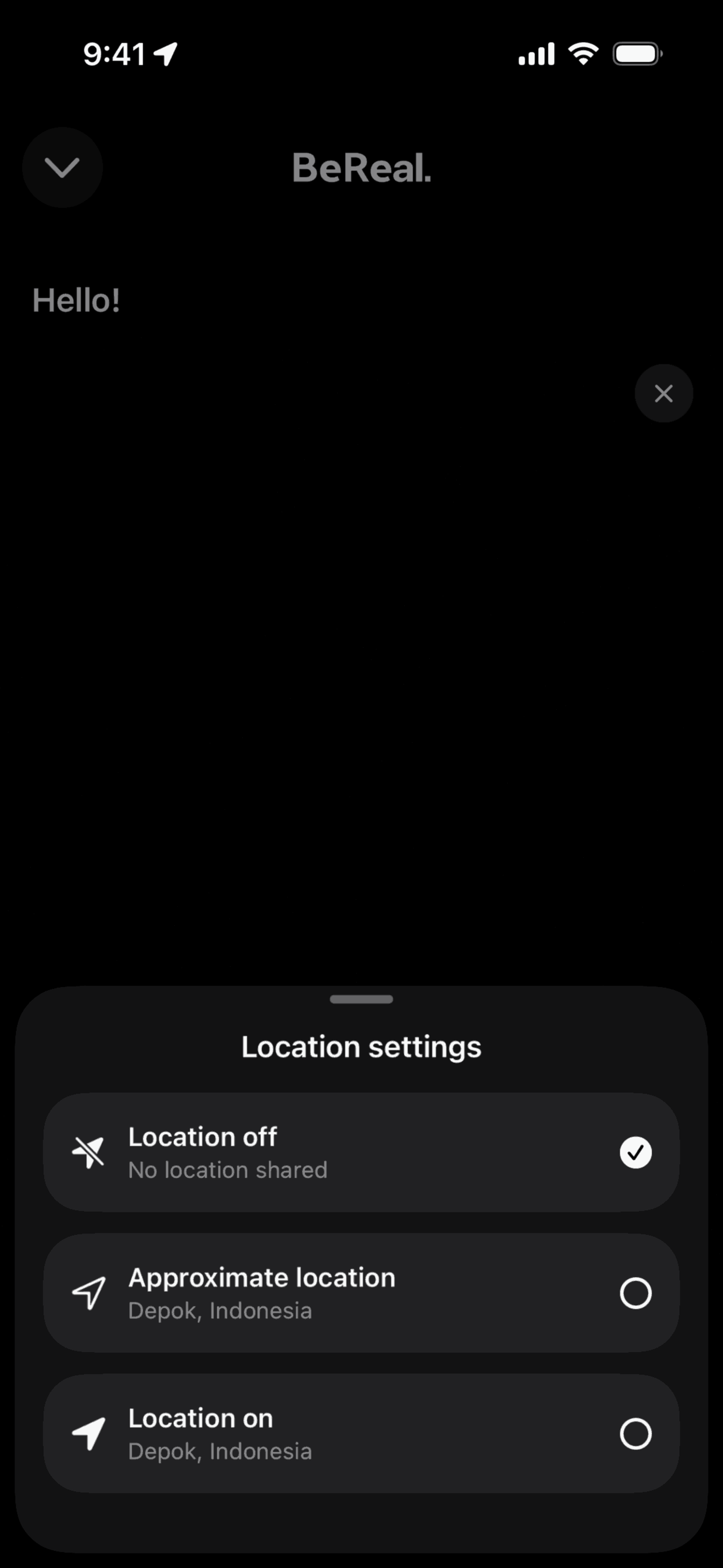 BeReal. iOS Photo & Video interface screenshot 19