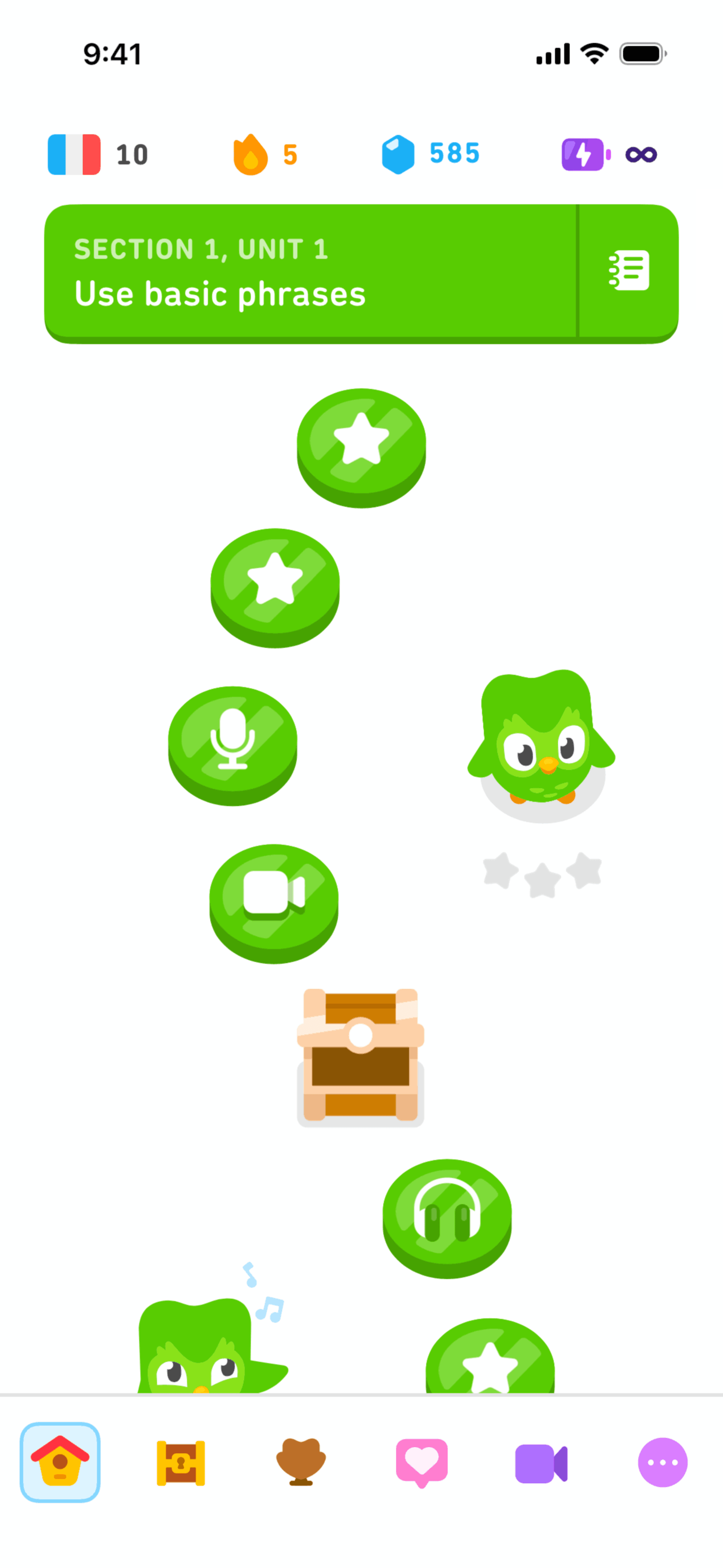 Duolingo iOS Education interface screenshot 19