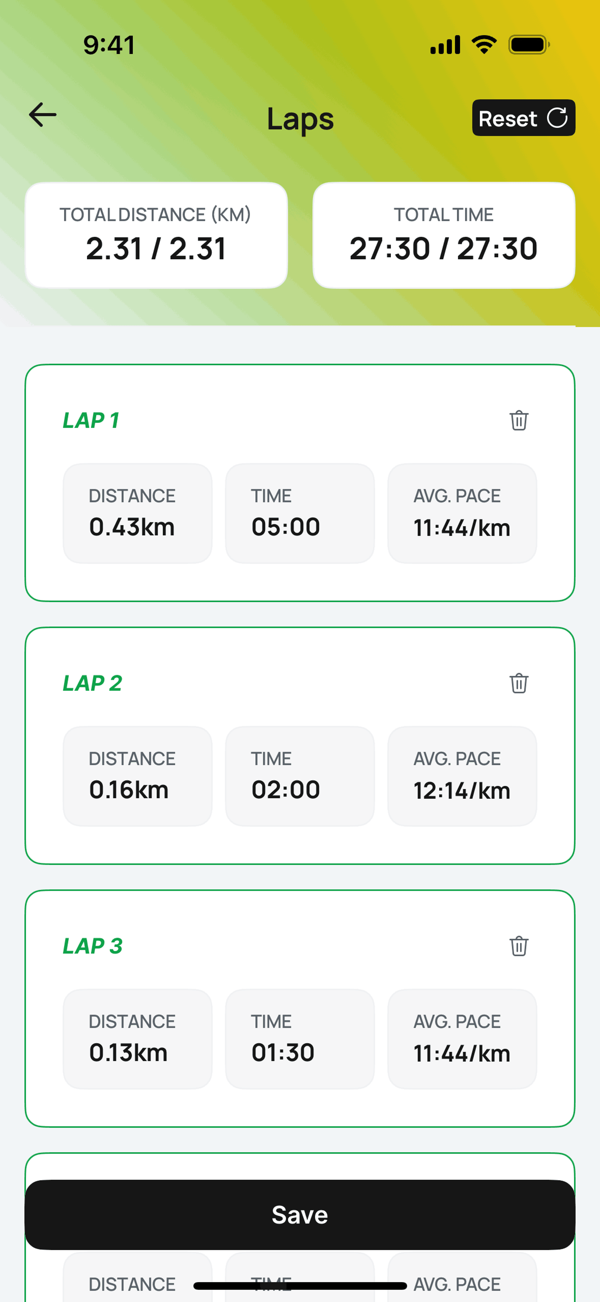 Runna iOS Health & Fitness interface screenshot 21