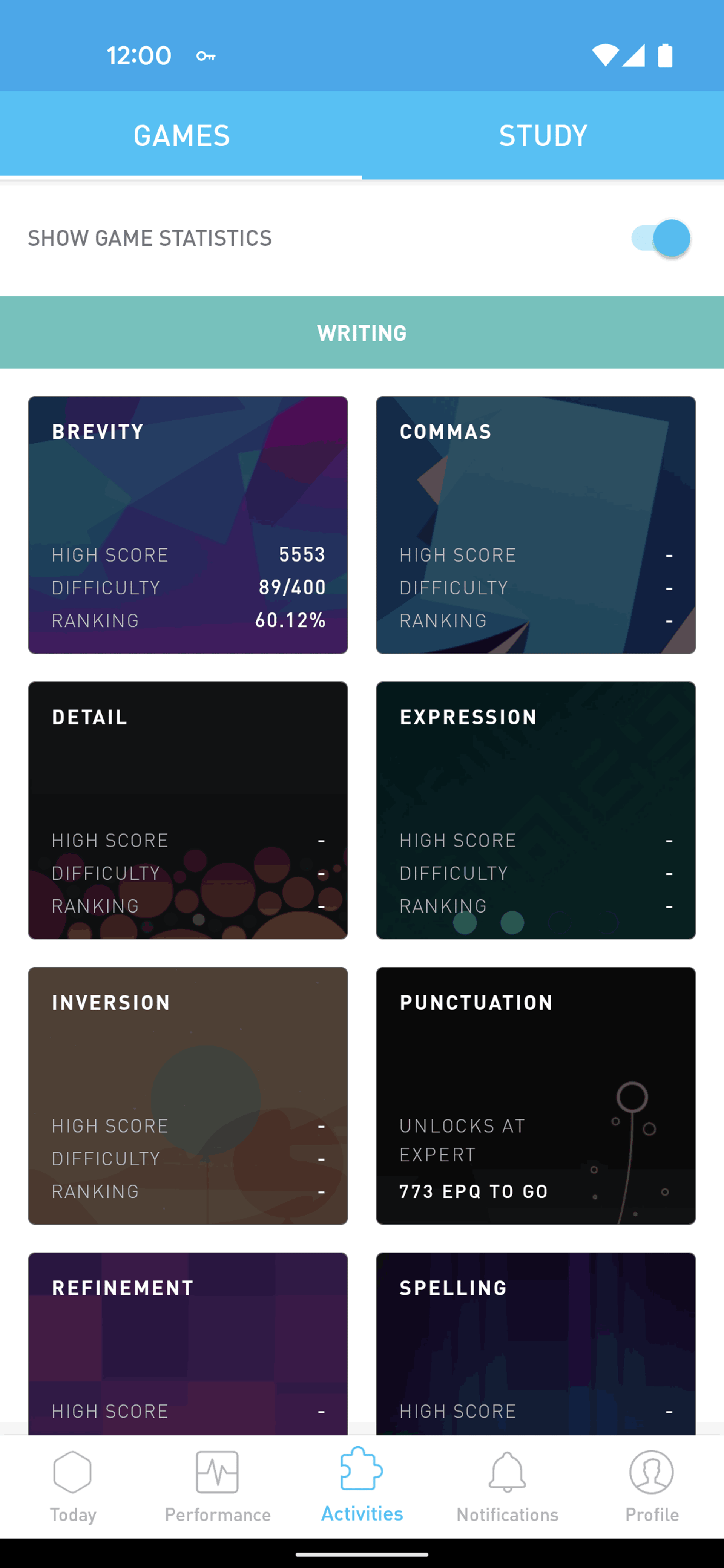 Elevate Android Education interface screenshot 17