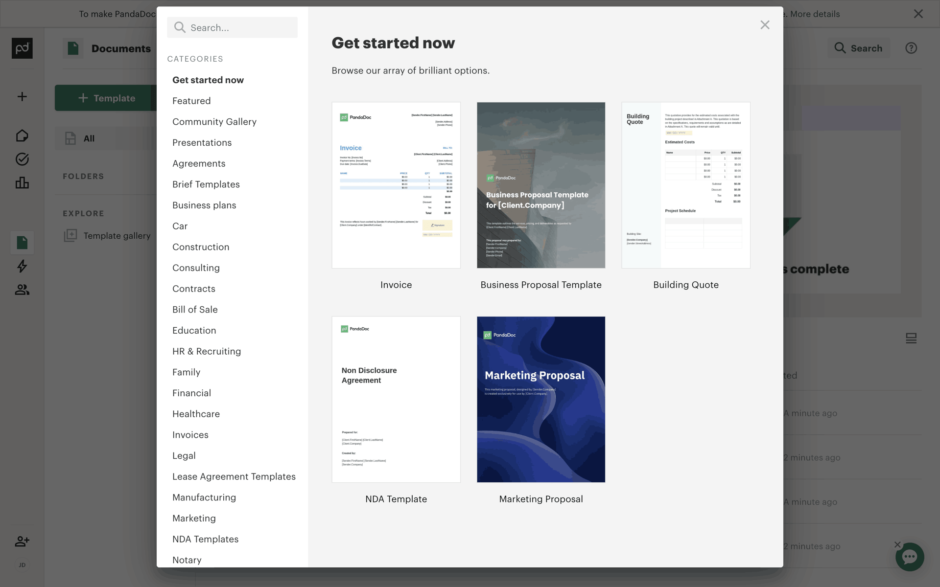 PandaDoc Web Business interface screenshot 13