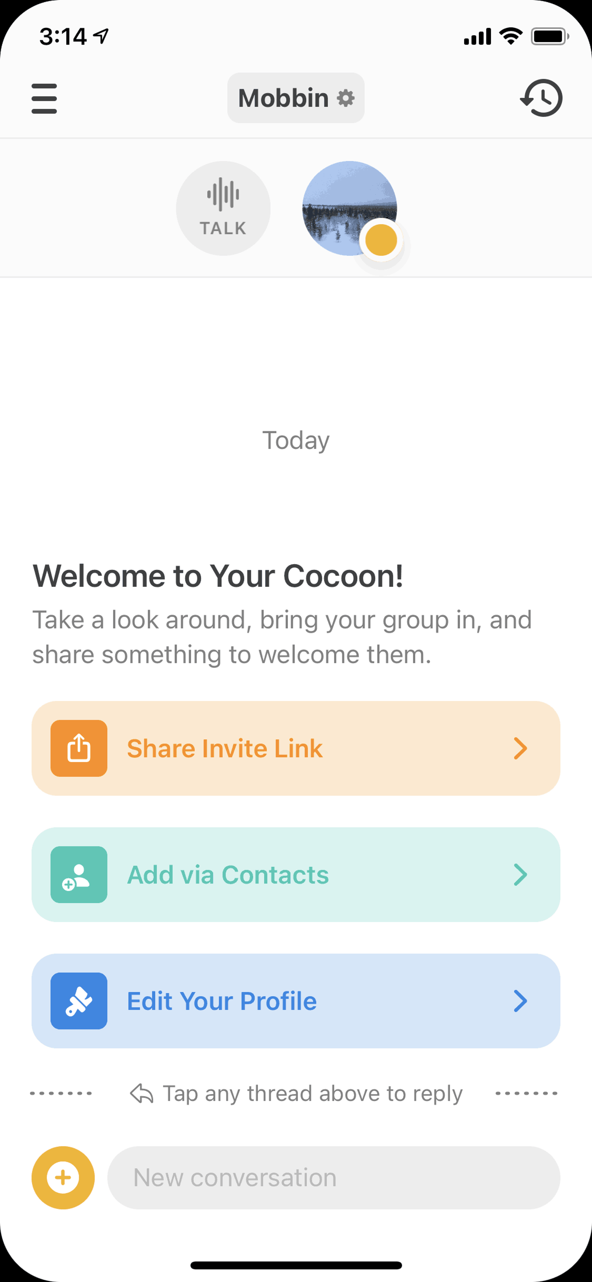 Cocoon iOS Lifestyle interface screenshot 18
