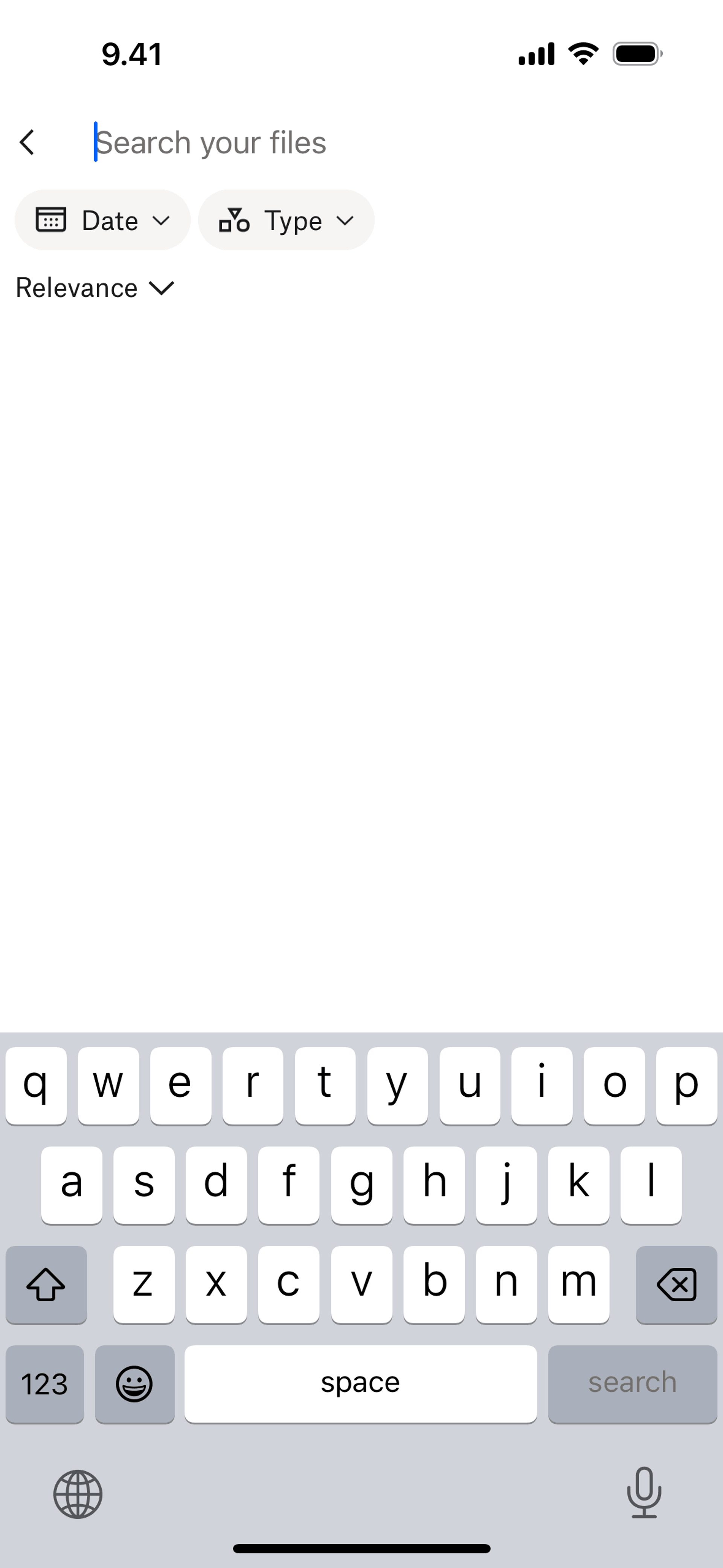 Dropbox iOS Productivity interface screenshot 17