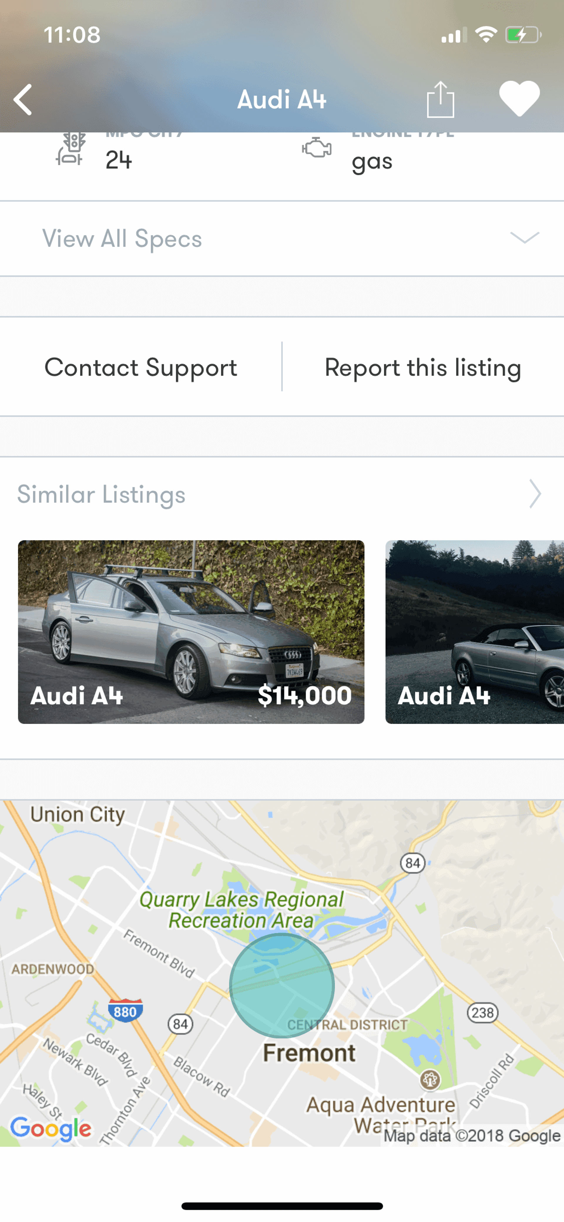 Instamotor iOS Shopping interface screenshot 13