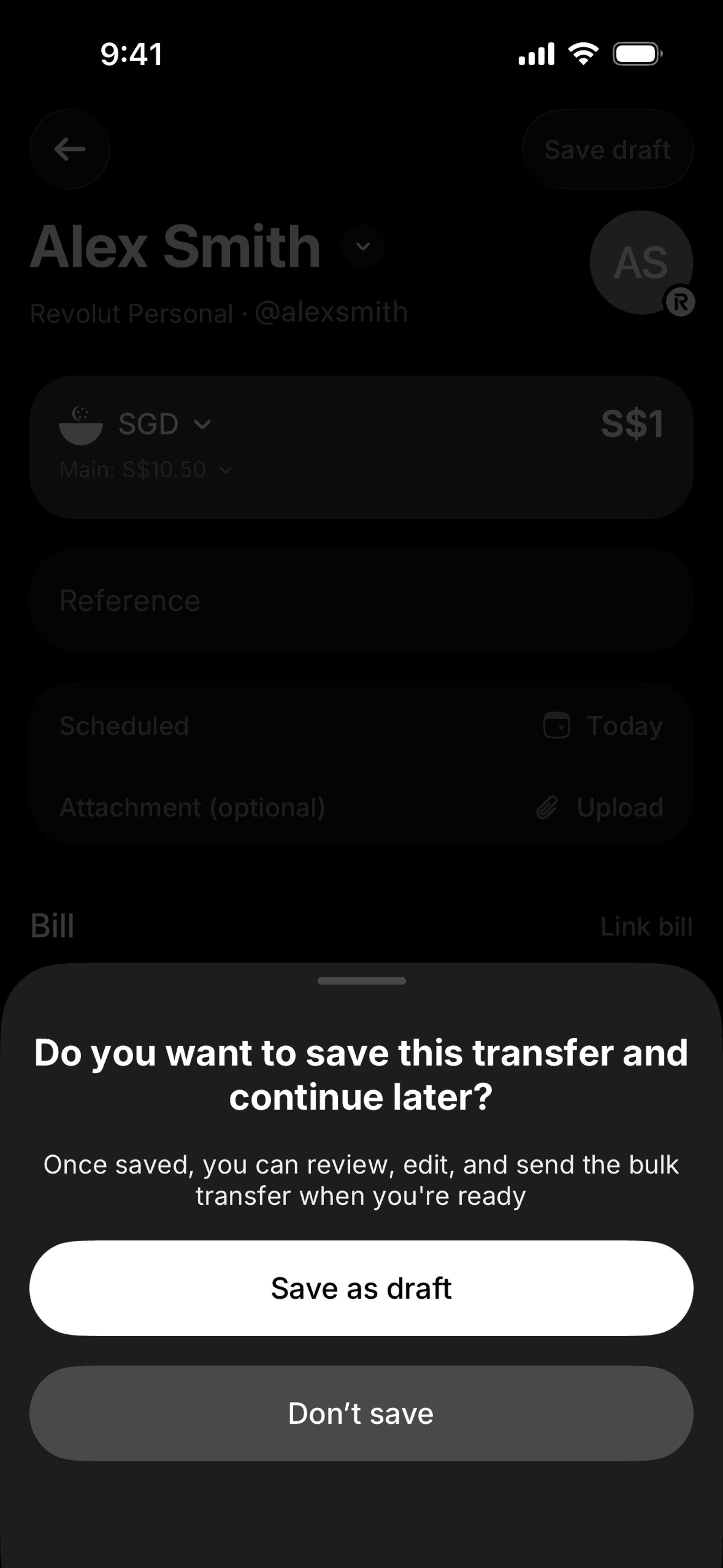 Revolut Business iOS Finance interface screenshot 4