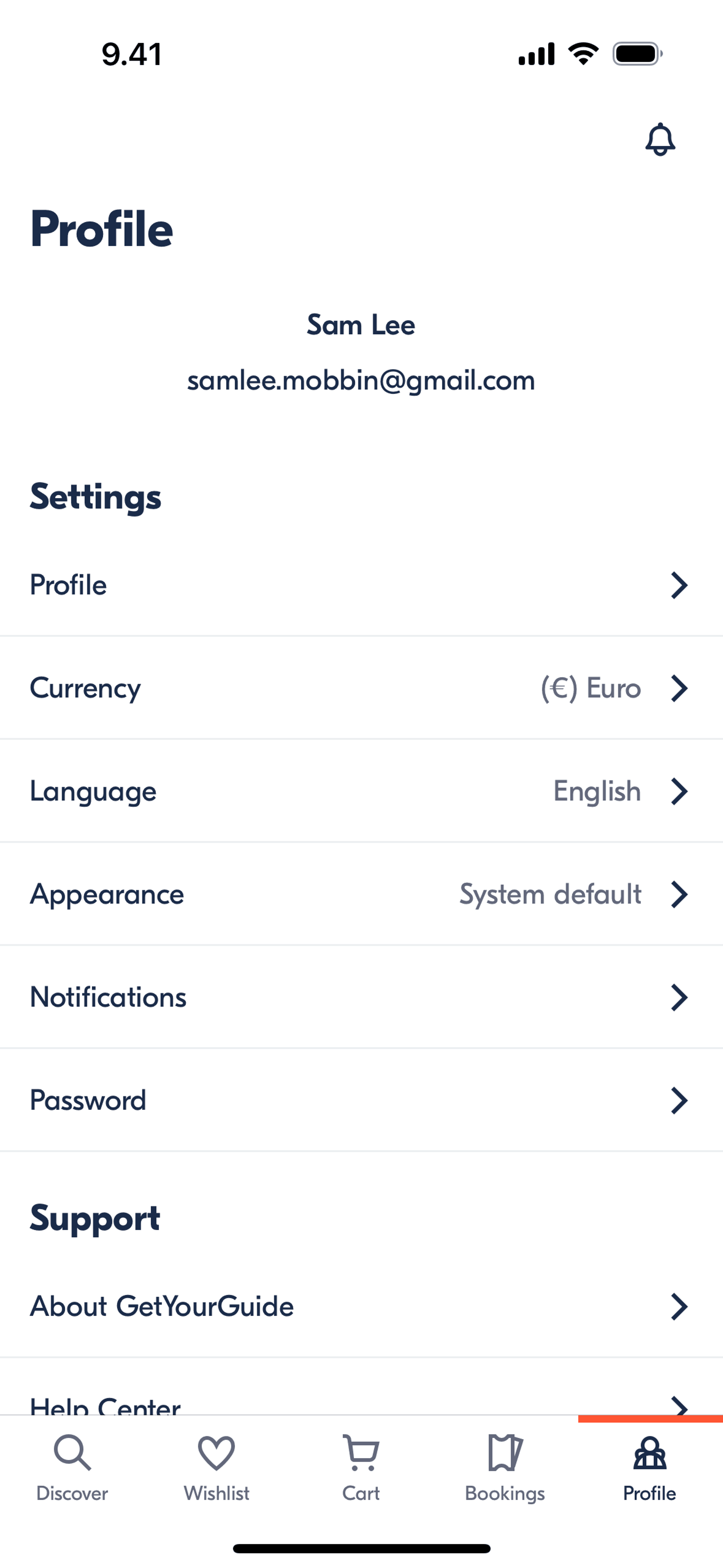 GetYourGuide iOS Travel & Transportation interface screenshot 2