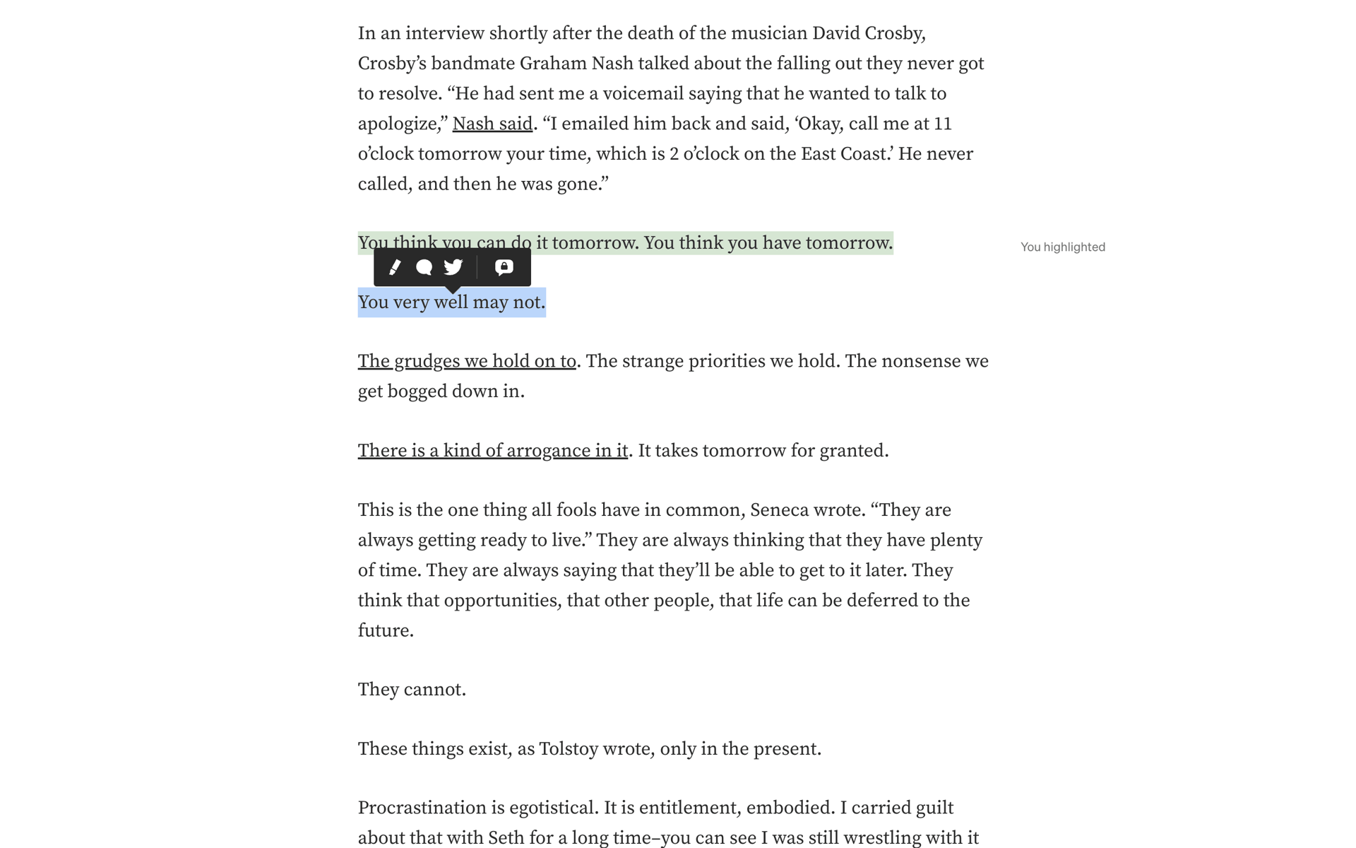 Medium Web News interface screenshot 13
