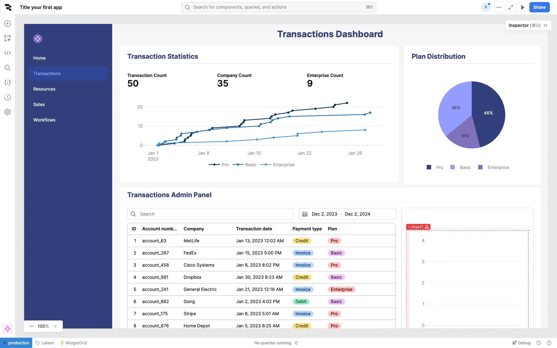 Retool Web Developer Tools interface screenshot 16