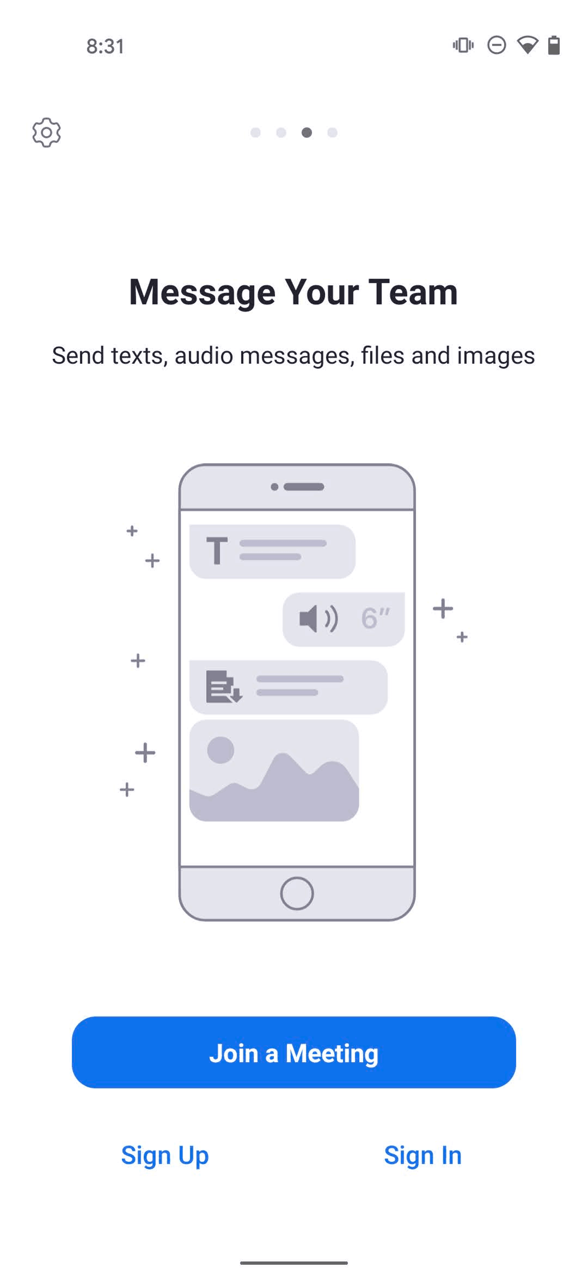 Zoom Android Business interface screenshot 4