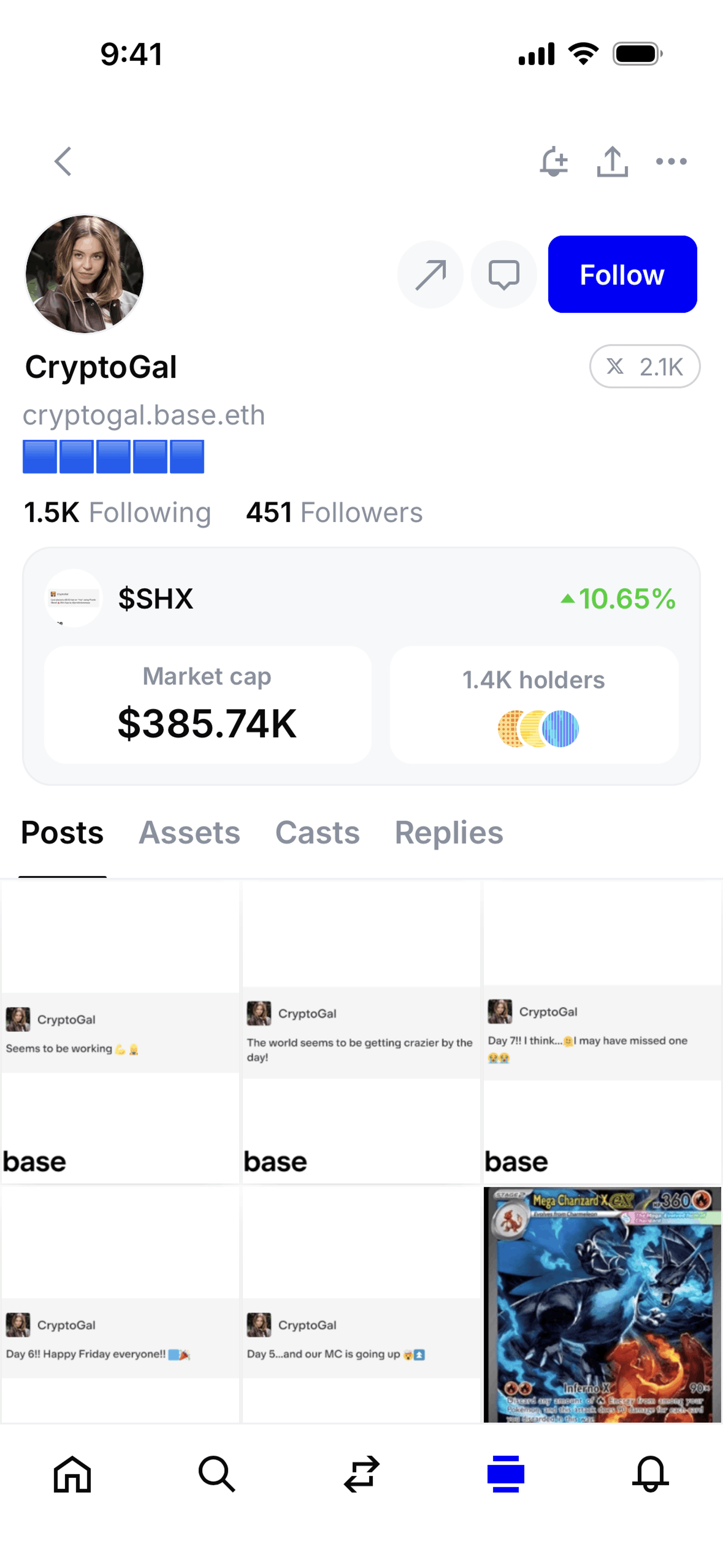 Base iOS trading interface screenshot 14