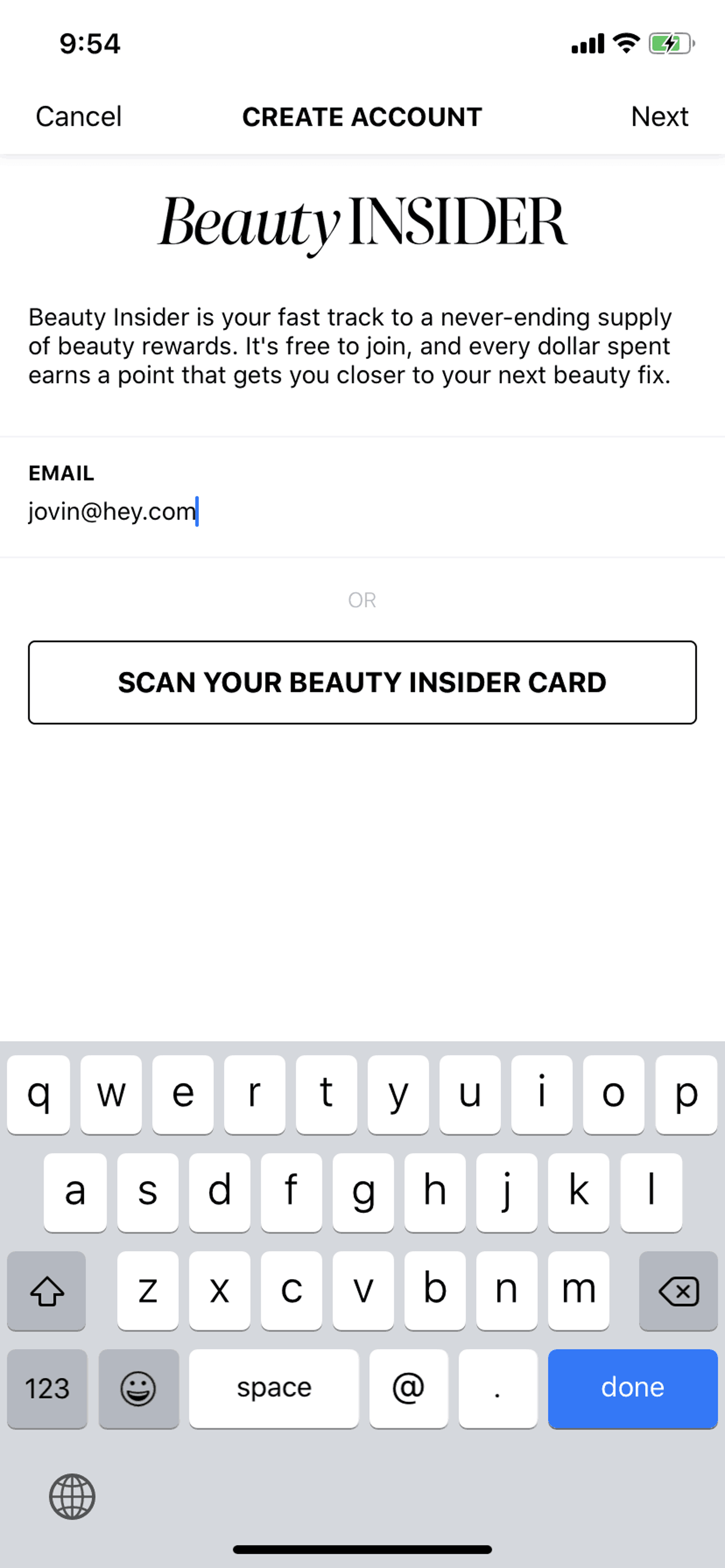 Sephora iOS Shopping interface screenshot 12