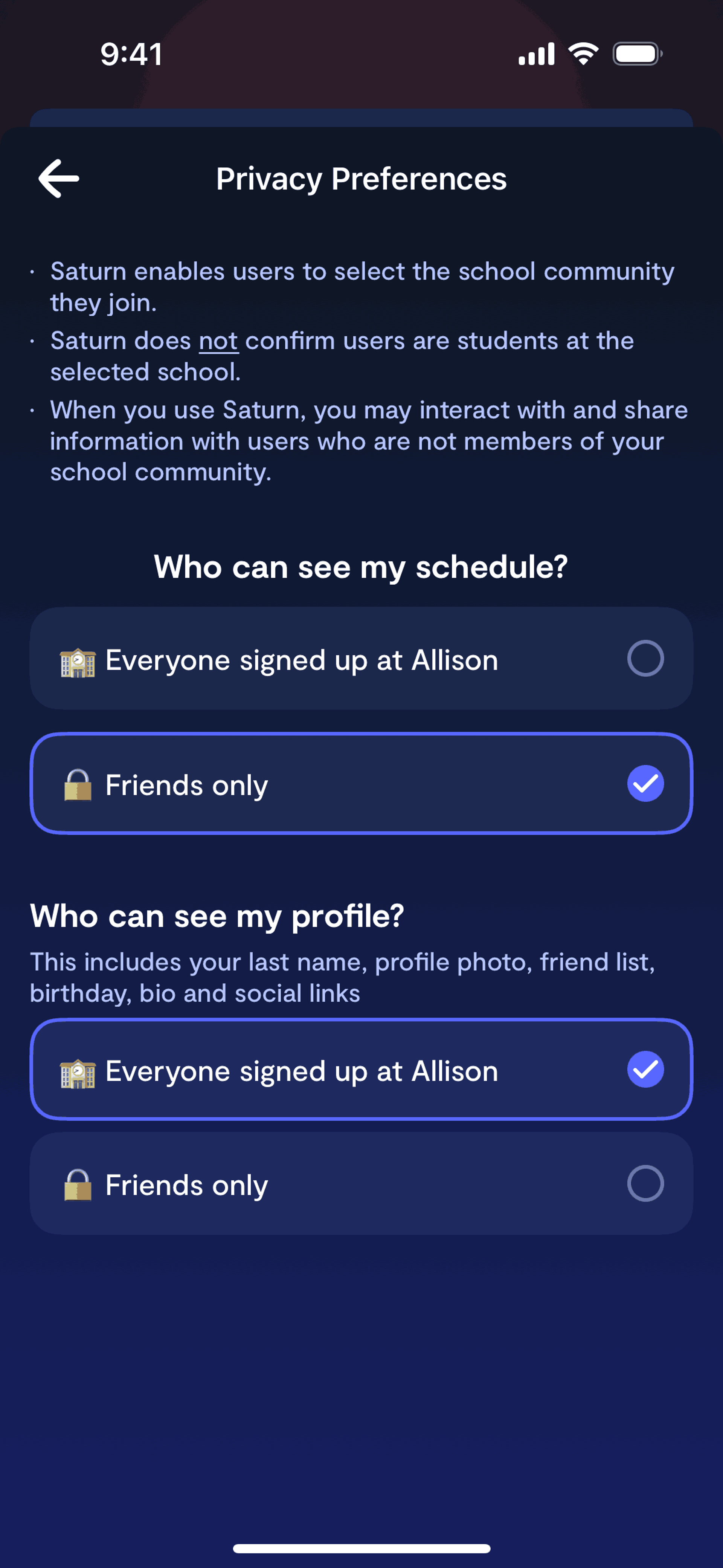 Saturn Calendar iOS Productivity interface screenshot 17