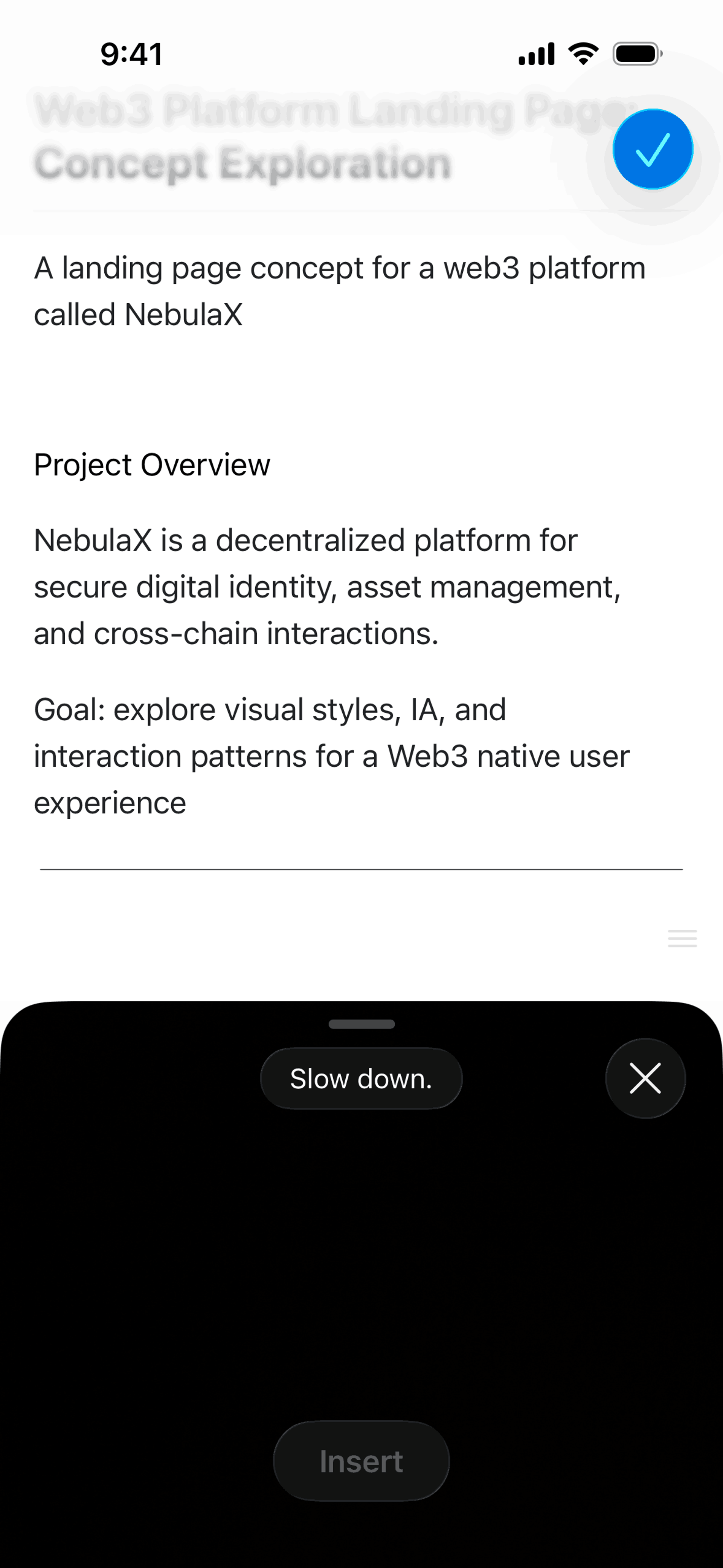 Craft iOS AI interface screenshot 8