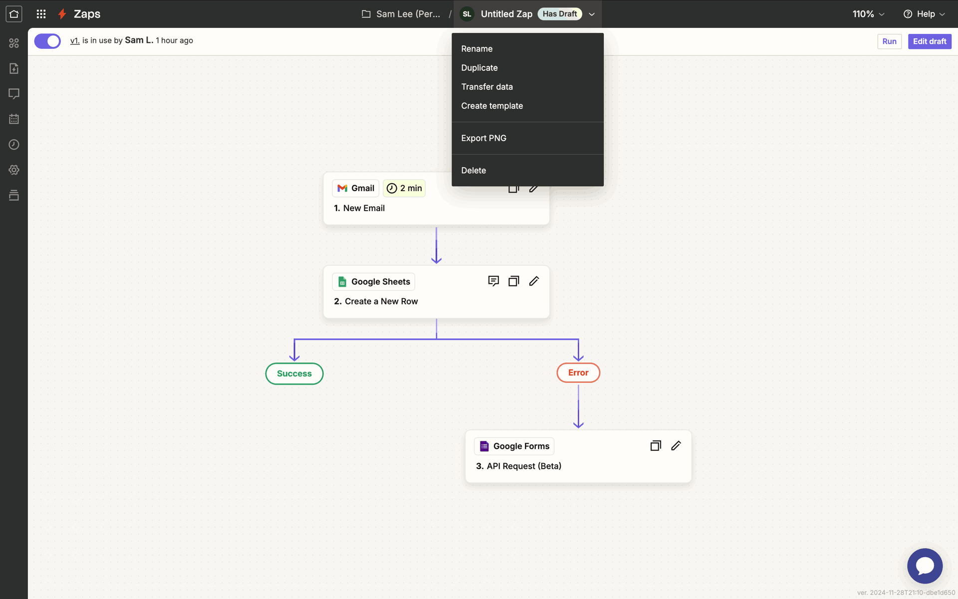 Zapier Web Productivity interface screenshot 8