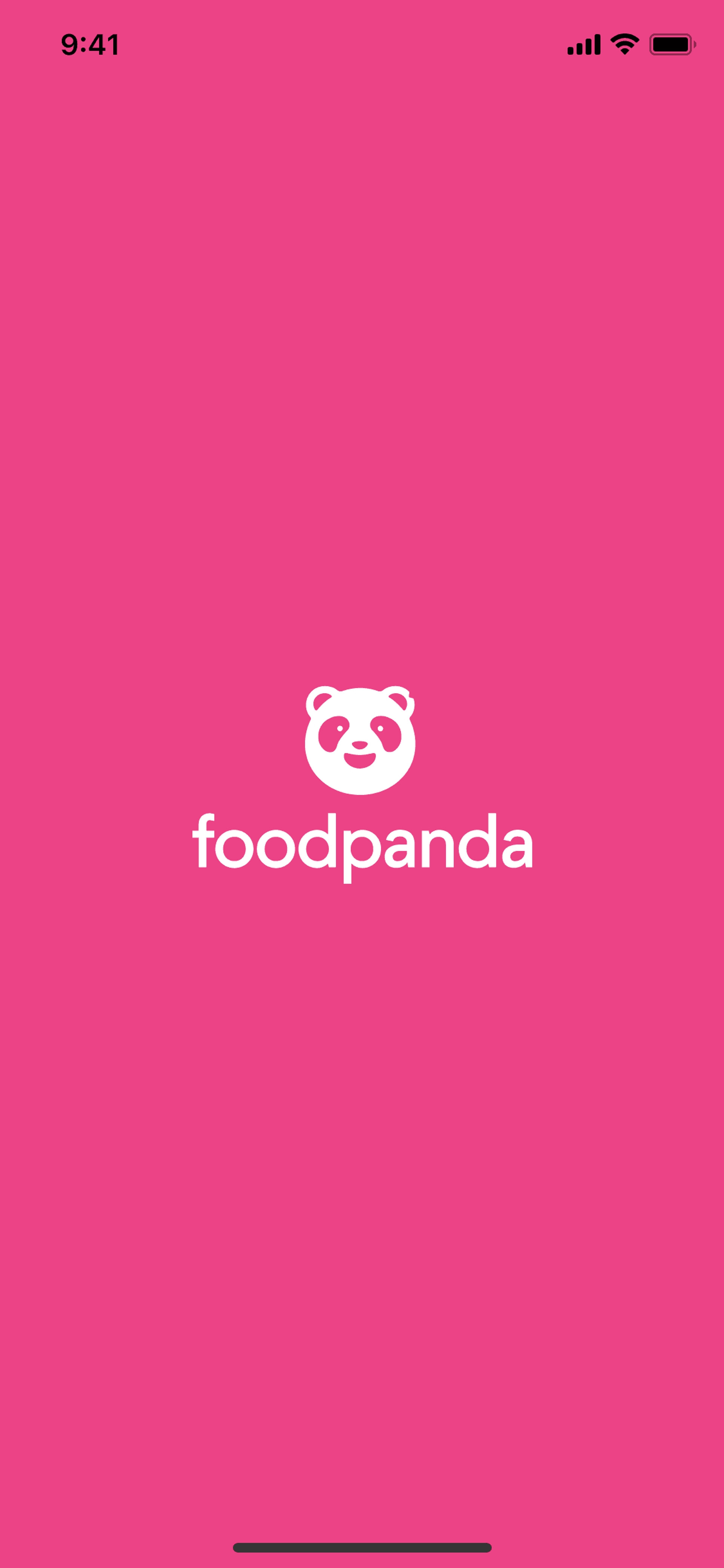 foodpanda iOS Food & Drink interface screenshot 1