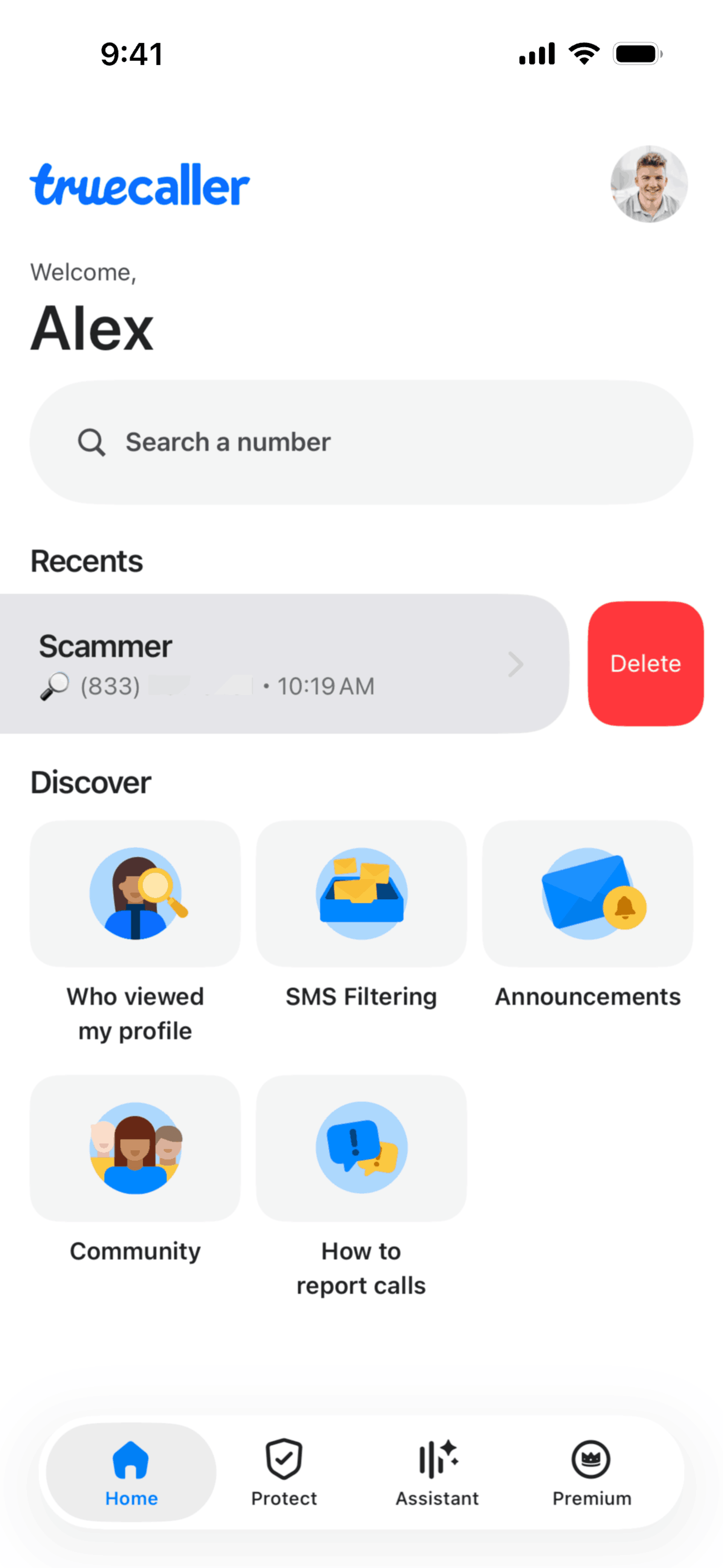 Truecaller iOS Utilities interface screenshot 24