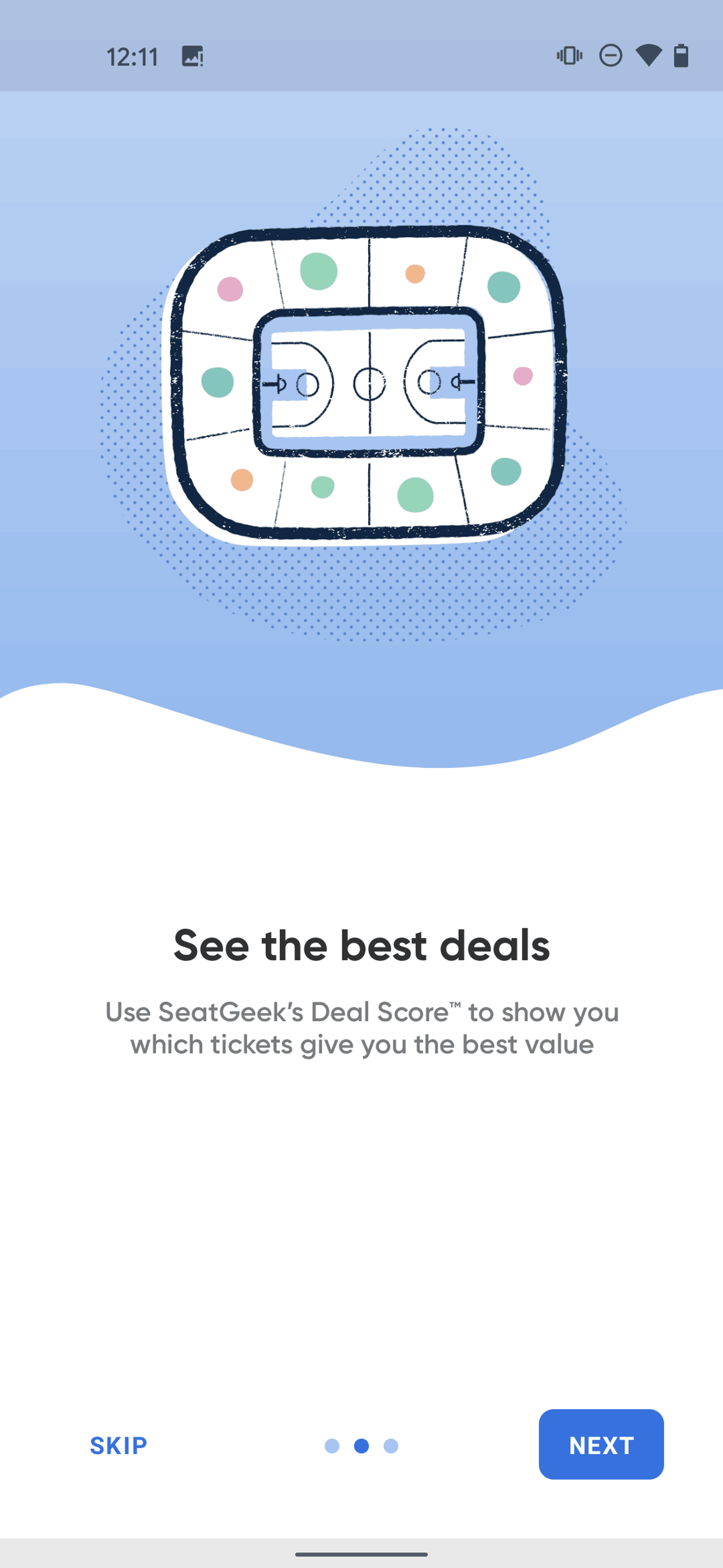 SeatGeek Android Entertainment interface screenshot 3
