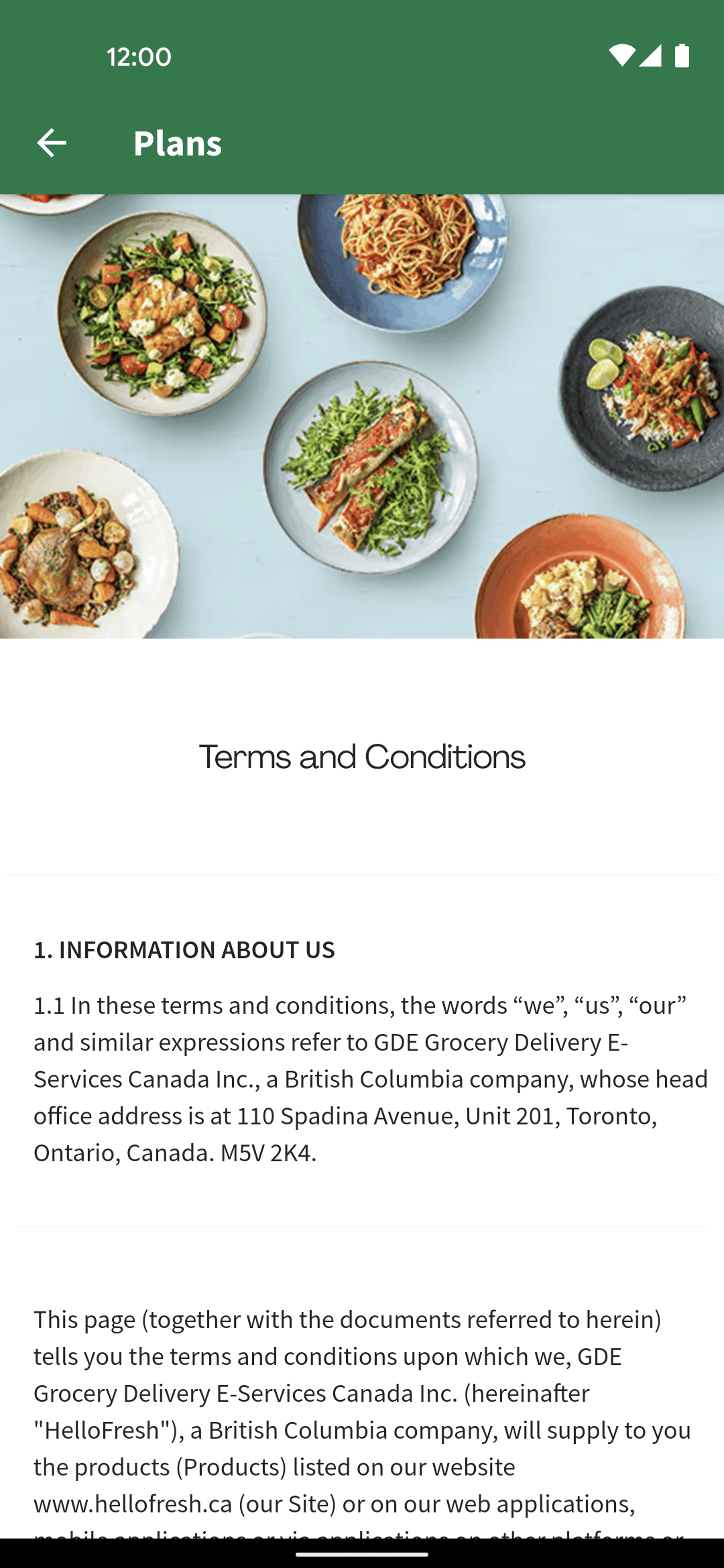 HelloFresh Android Food & Drink interface screenshot 15