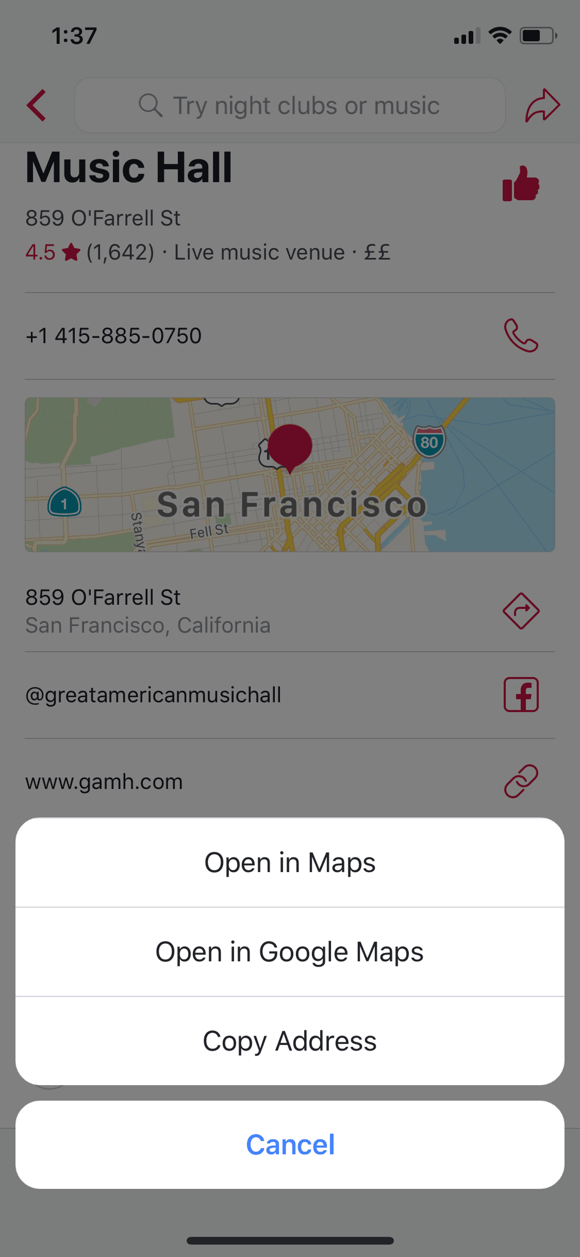 Facebook Local iOS Social Networking interface screenshot 23