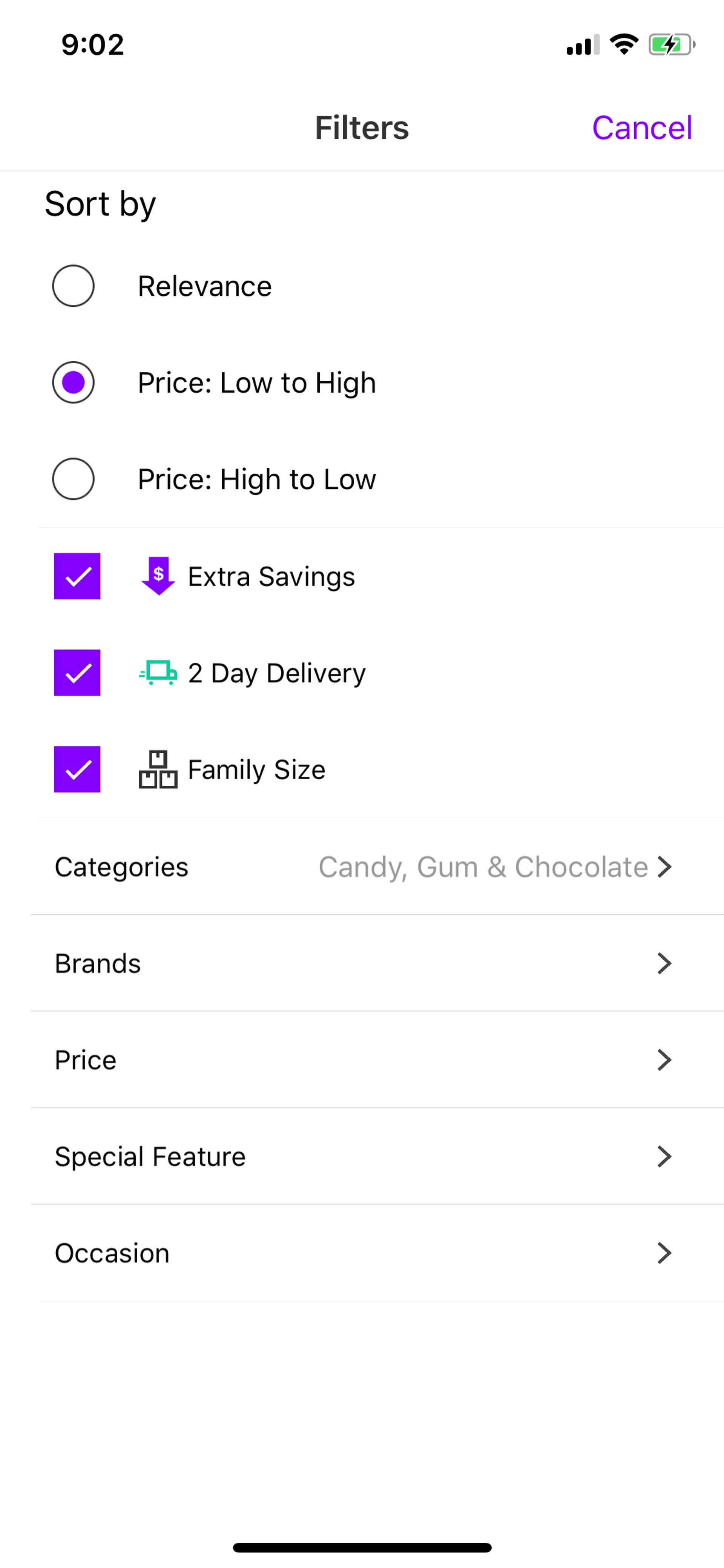 Jet iOS Shopping interface screenshot 13