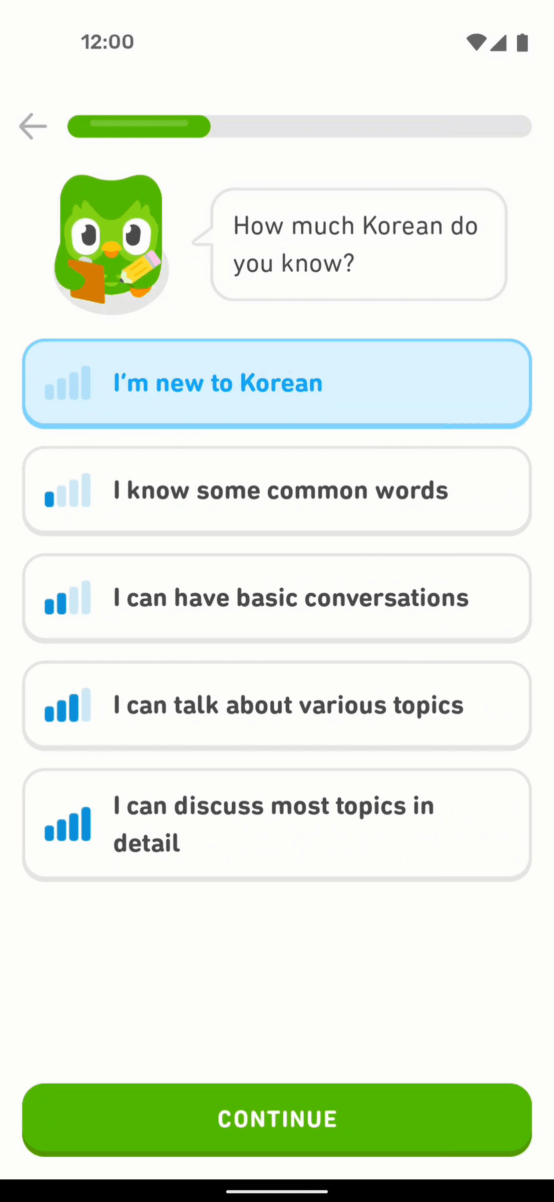 Duolingo Android Education interface screenshot 14