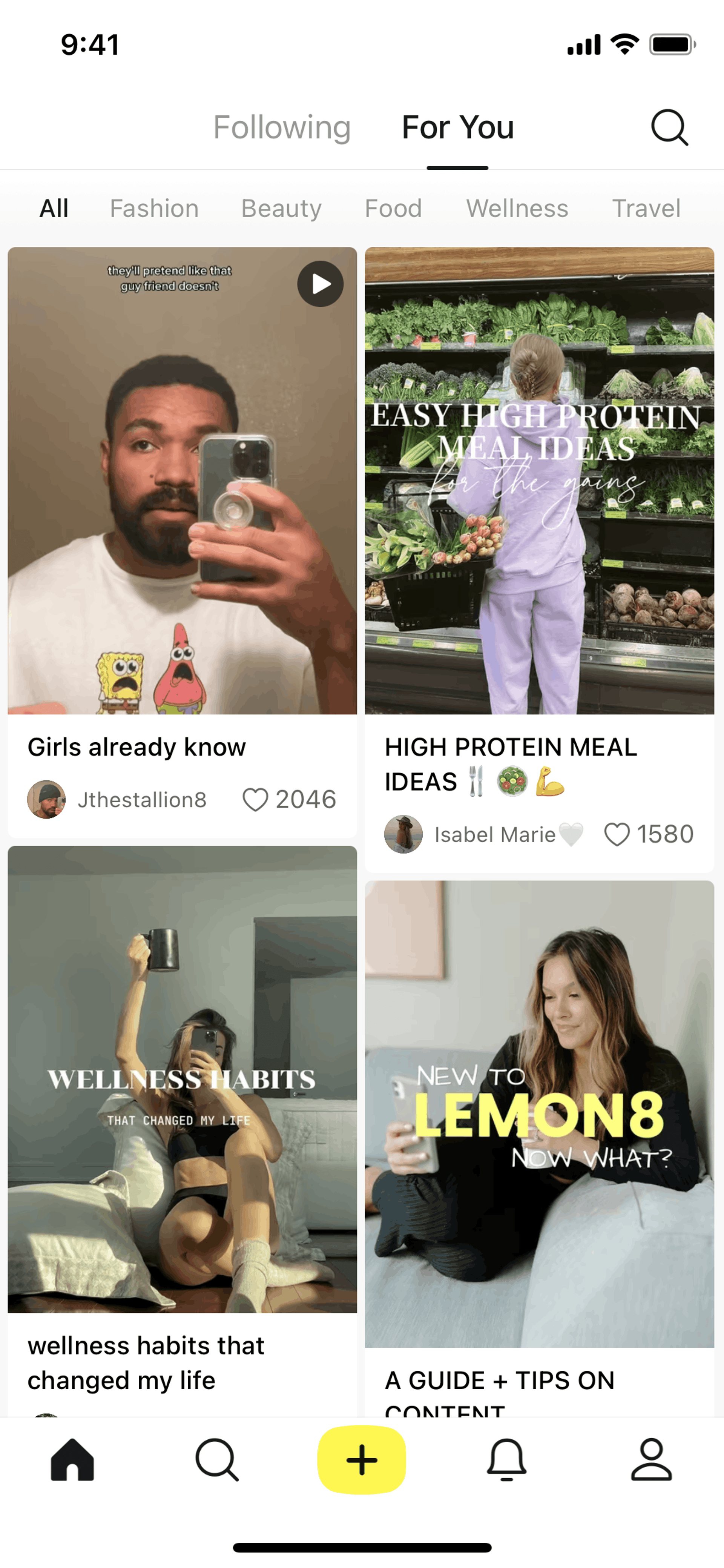 Lemon8 iOS Social Networking interface screenshot 3