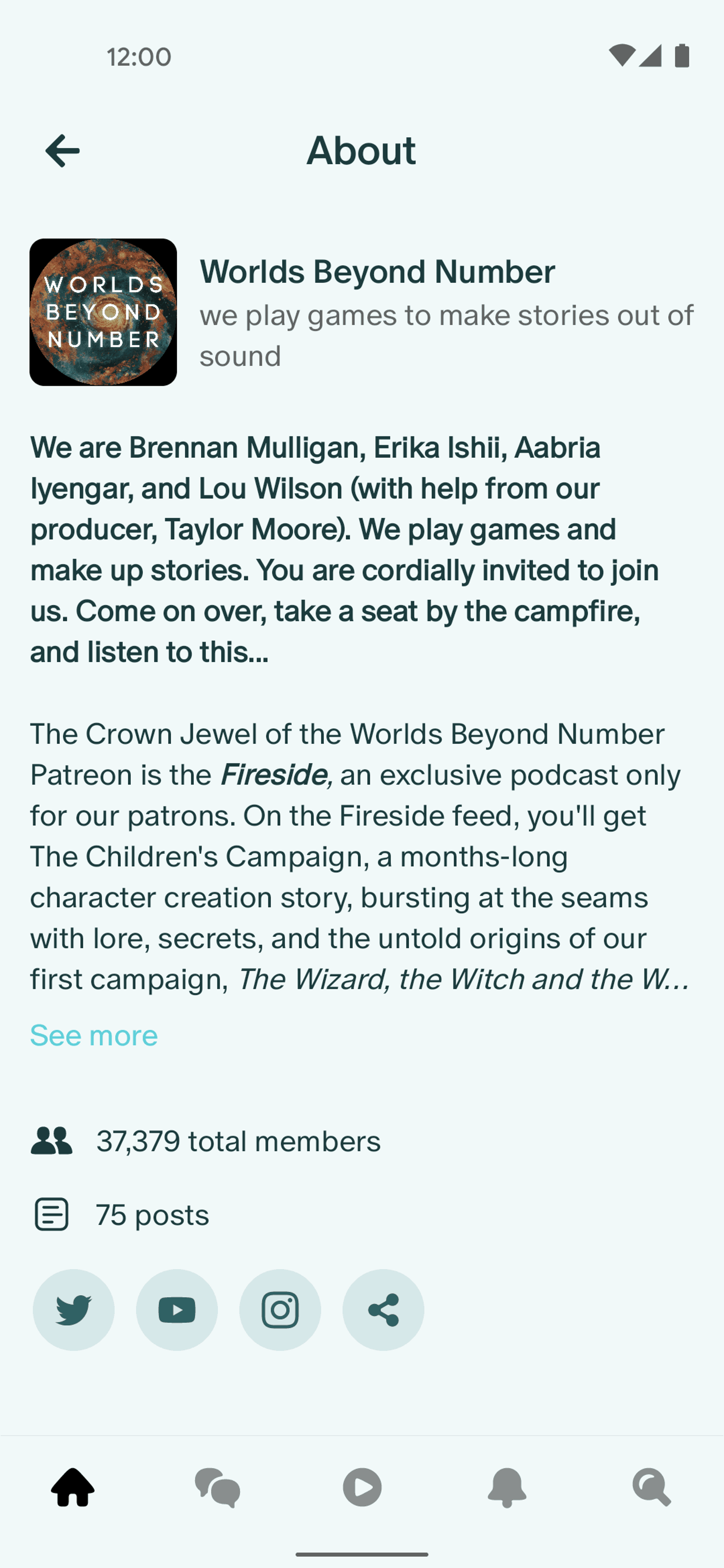 Patreon Android Social Networking interface screenshot 16
