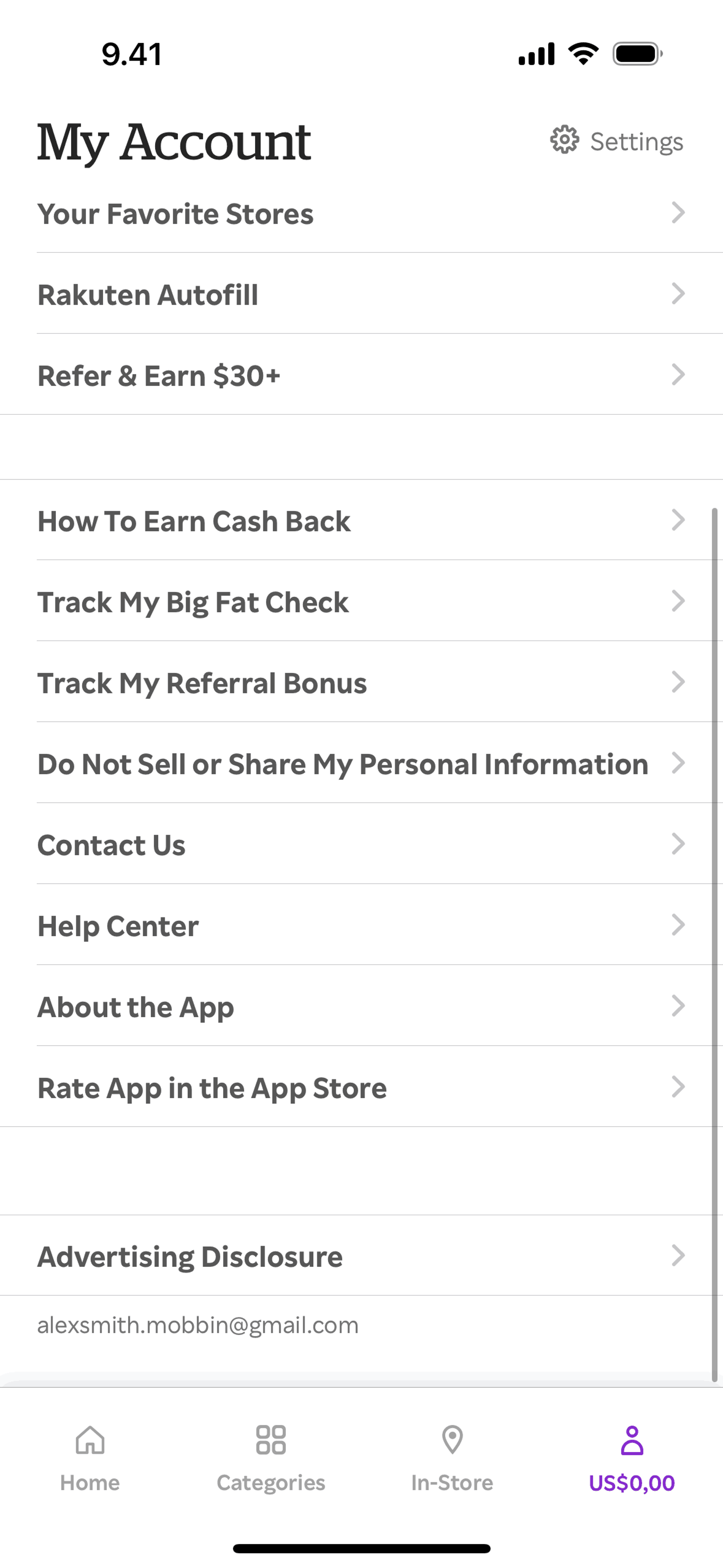 Rakuten iOS Shopping interface screenshot 2