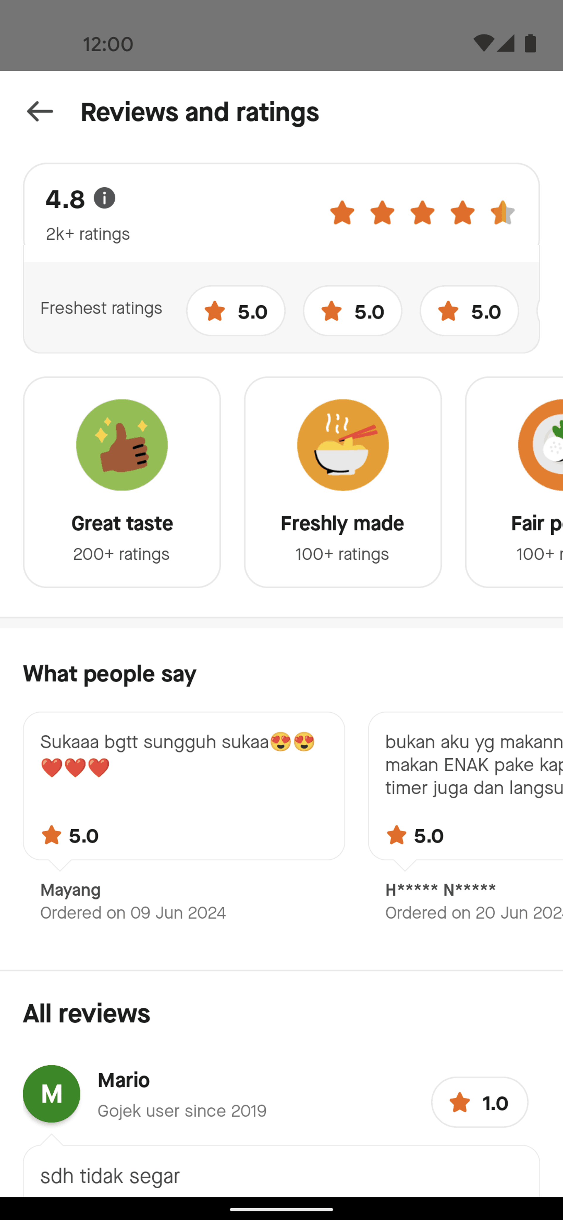 Gojek Android Travel & Transportation interface screenshot 18